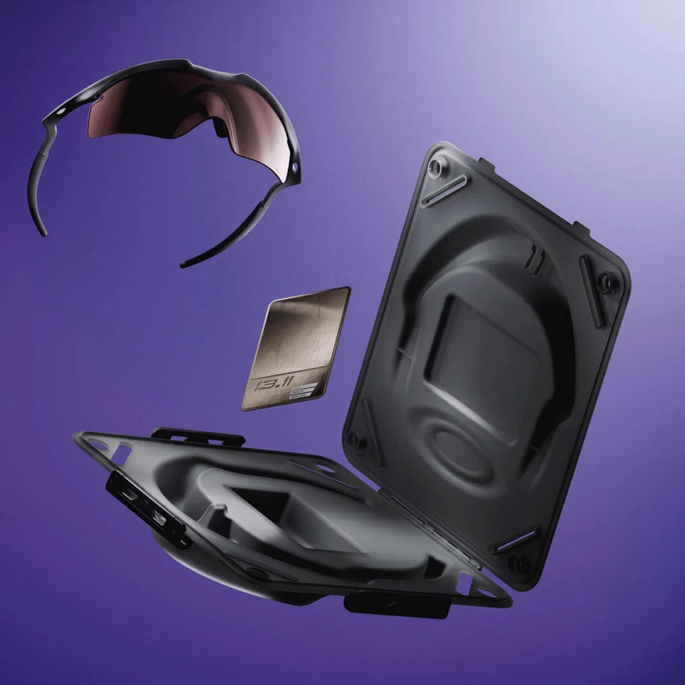 OAKLEY 13.11 Eyewear - Matte Fog Prizm Road Black - Image 3