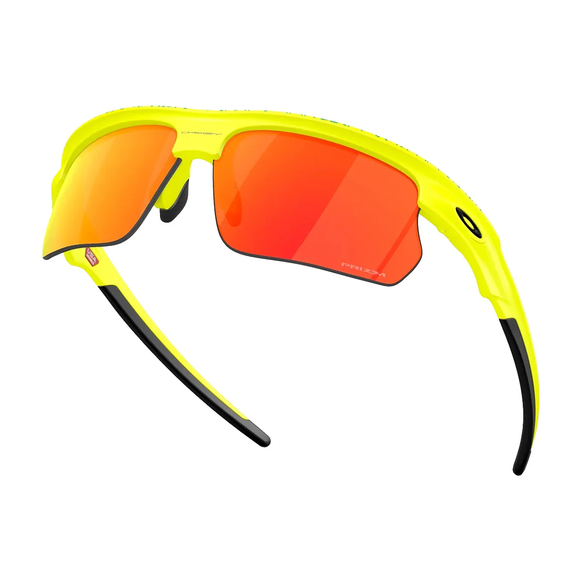 OAKLEY Bisphaera Eyewear Inner Spark - Matte Tennis Ball Yellow/Celeste Neuron Prizm Ruby - Image 3