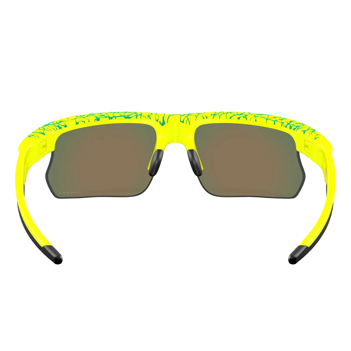 OAKLEY Bisphaera Eyewear Inner Spark - Matte Tennis Ball Yellow/Celeste Neuron Prizm Ruby - Image 4