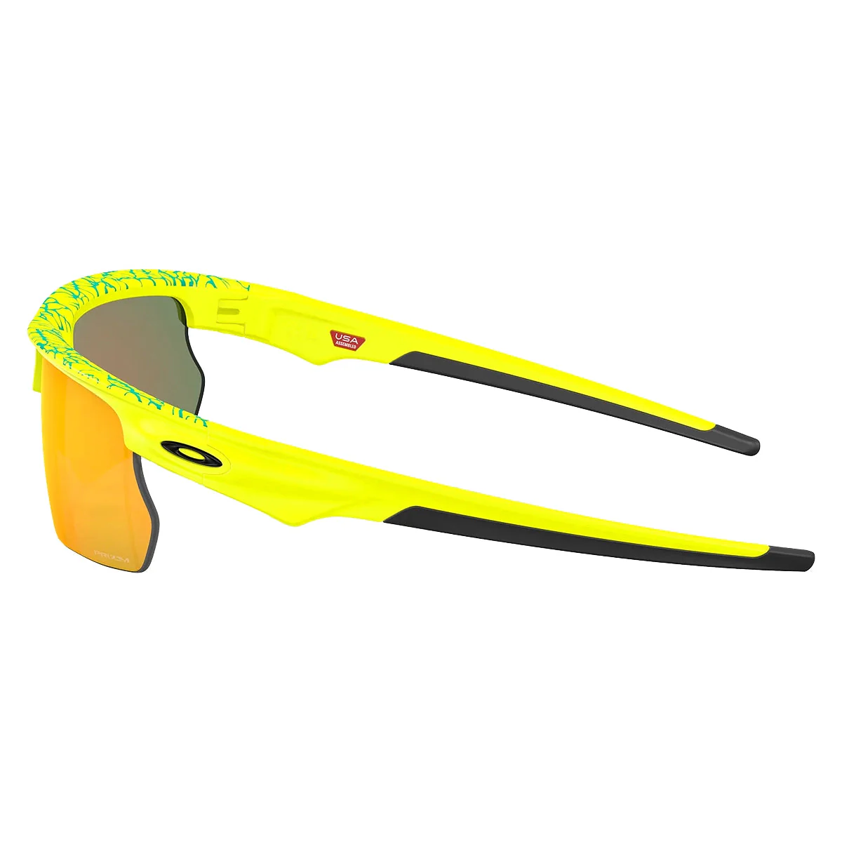 OAKLEY Bisphaera Eyewear Inner Spark - Matte Tennis Ball Yellow/Celeste Neuron Prizm Ruby - Image 5