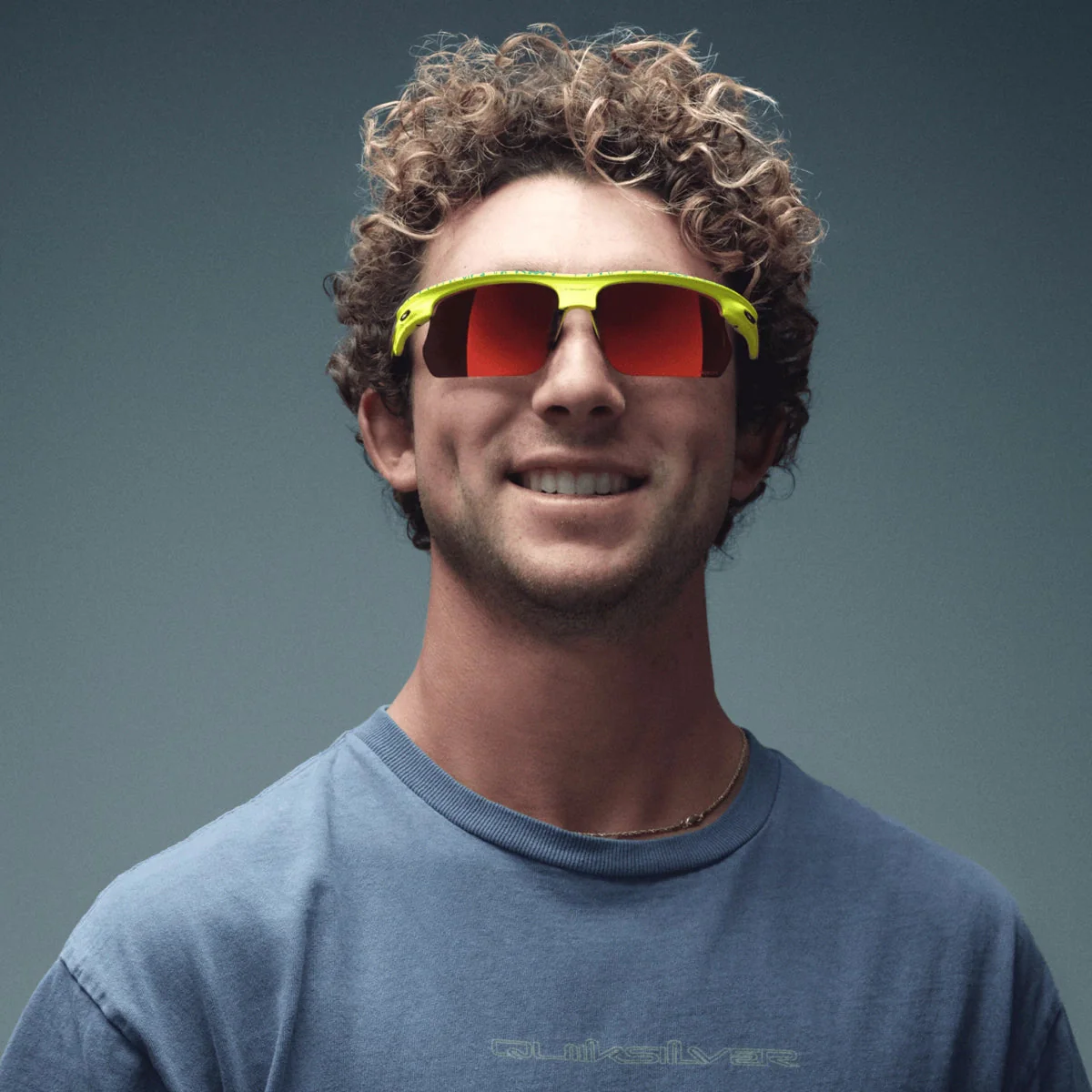 OAKLEY Bisphaera Eyewear Inner Spark - Matte Tennis Ball Yellow/Celeste Neuron Prizm Ruby - Image 7
