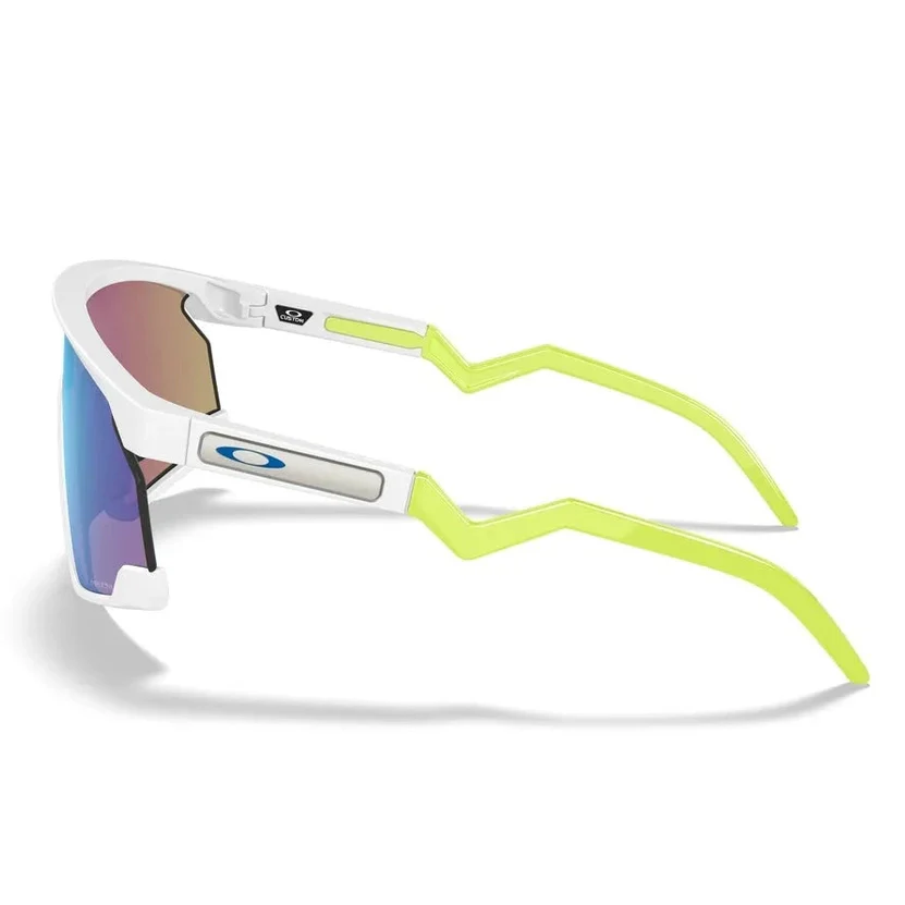 OAKLEY Custom By Velodrom Bxtr Eyewear - Matte White Prizm Sapphire - Image 2