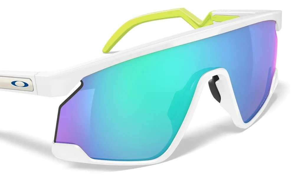 OAKLEY Custom By Velodrom Bxtr Eyewear - Matte White Prizm Sapphire - Image 3