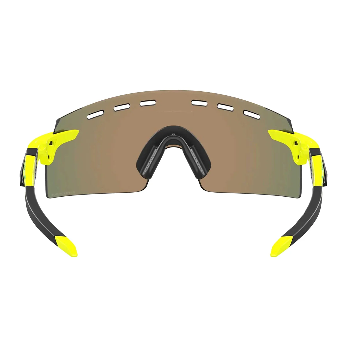 OAKLEY Encoder Strike Vented Eyewear Inner Spark - Matte Tennis Ball Yellow Prizm Ruby - Image 4