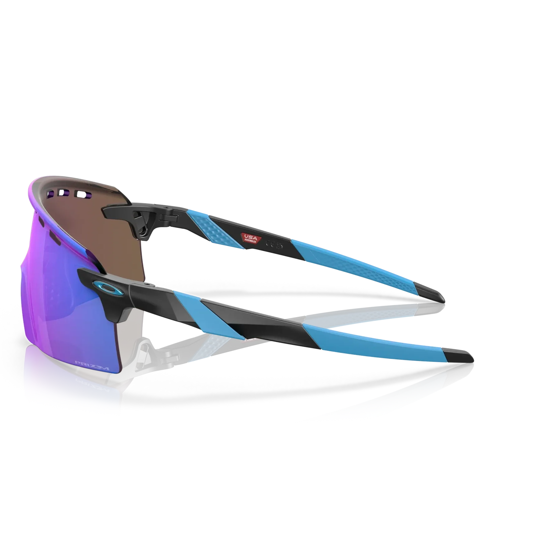 OAKLEY Encoder Strike Vented Eyewear - Matte Black Prizm Sapphire - Image 3