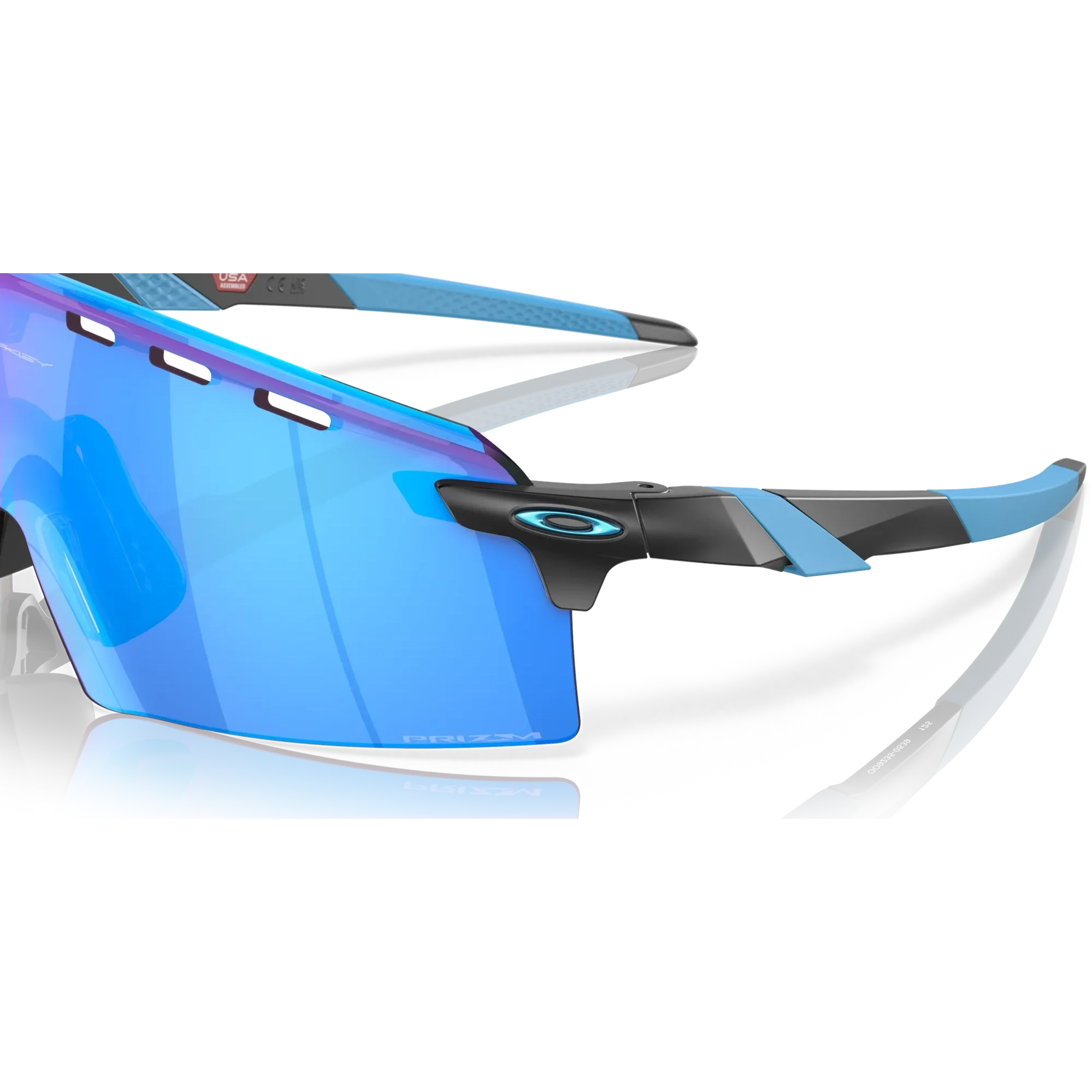 OAKLEY Encoder Strike Vented Eyewear - Matte Black Prizm Sapphire - Image 6