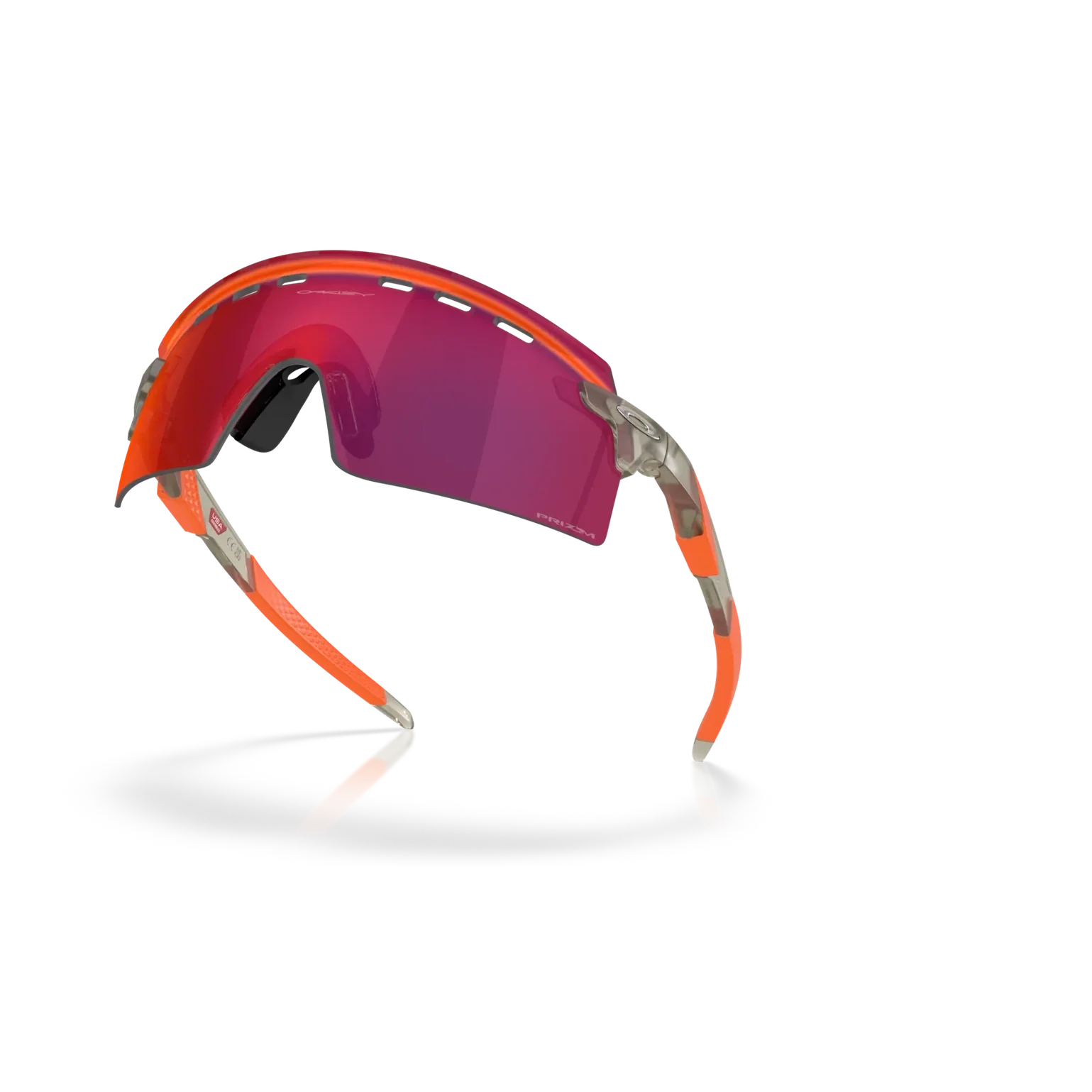 OAKLEY Encoder Strike Vented Eyewear - Matte Grey Ink Prizm Road - Image 3
