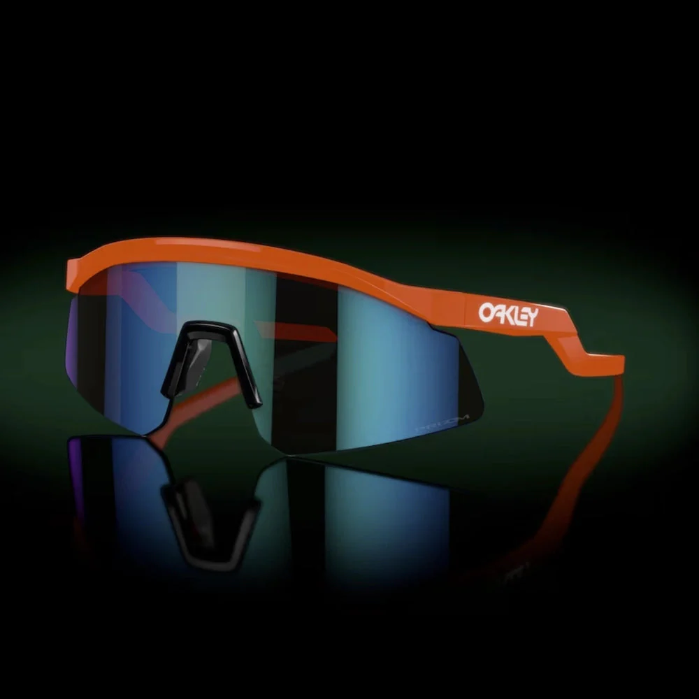 OAKLEY Hydra Eyewear - Neon Orange Prizm Sapphire - Image 4