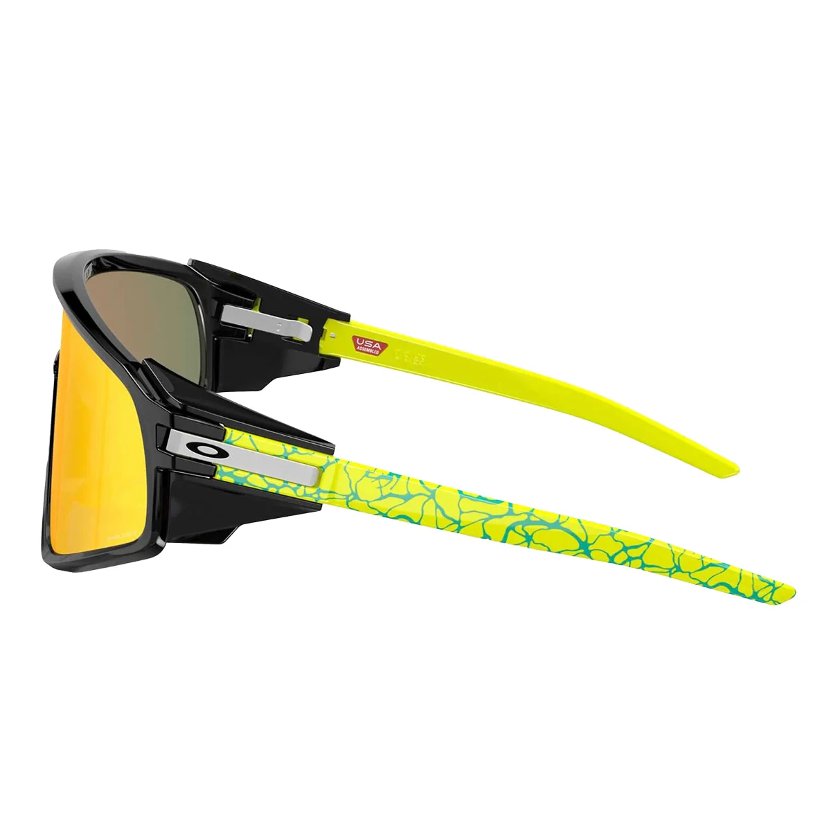 OAKLEY Latch Panel Eyewear Inner Spark - Black Ink Prizm Ruby - Image 4