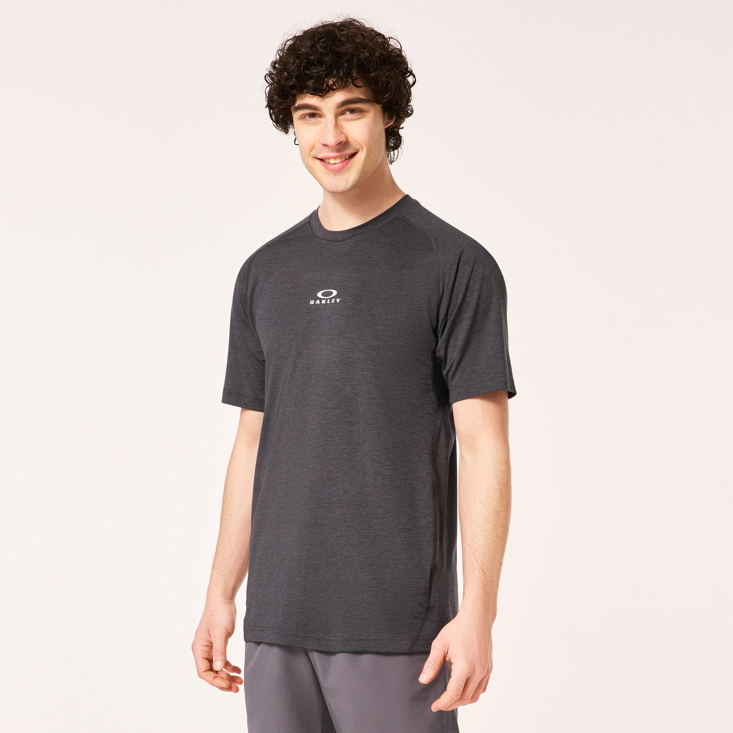 OAKLEY O Fit RC SS Tee - Black/Gray Heather - Image 2