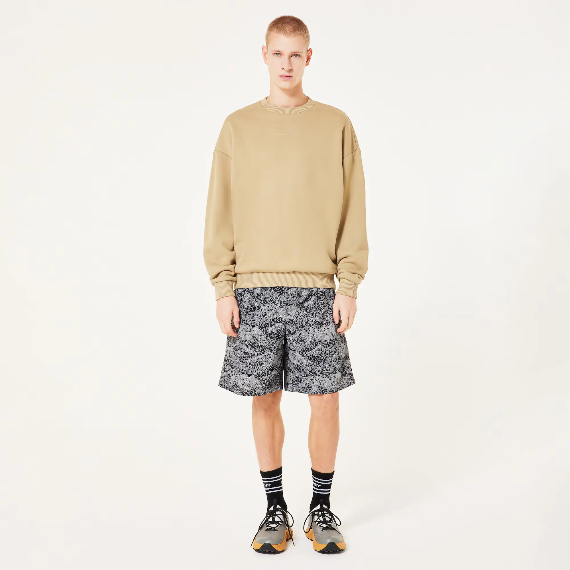 OAKLEY Soho Crew Neck Sweatshirt - Pebble - Image 4