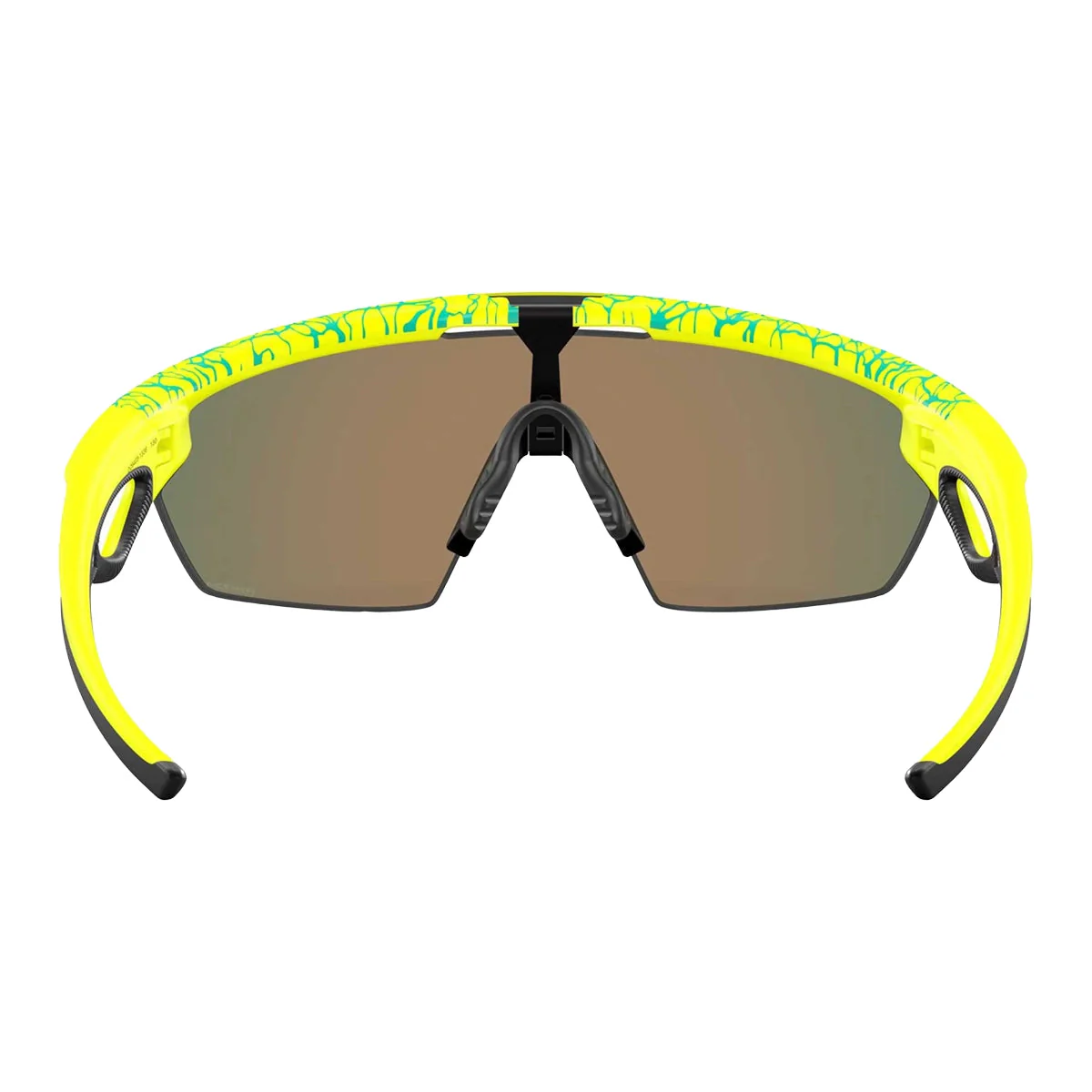 OAKLEY Sphaera Eyewear Inner Spark - Matte Tennis Ball/Celeste Neuron Prizm Ruby - Image 4