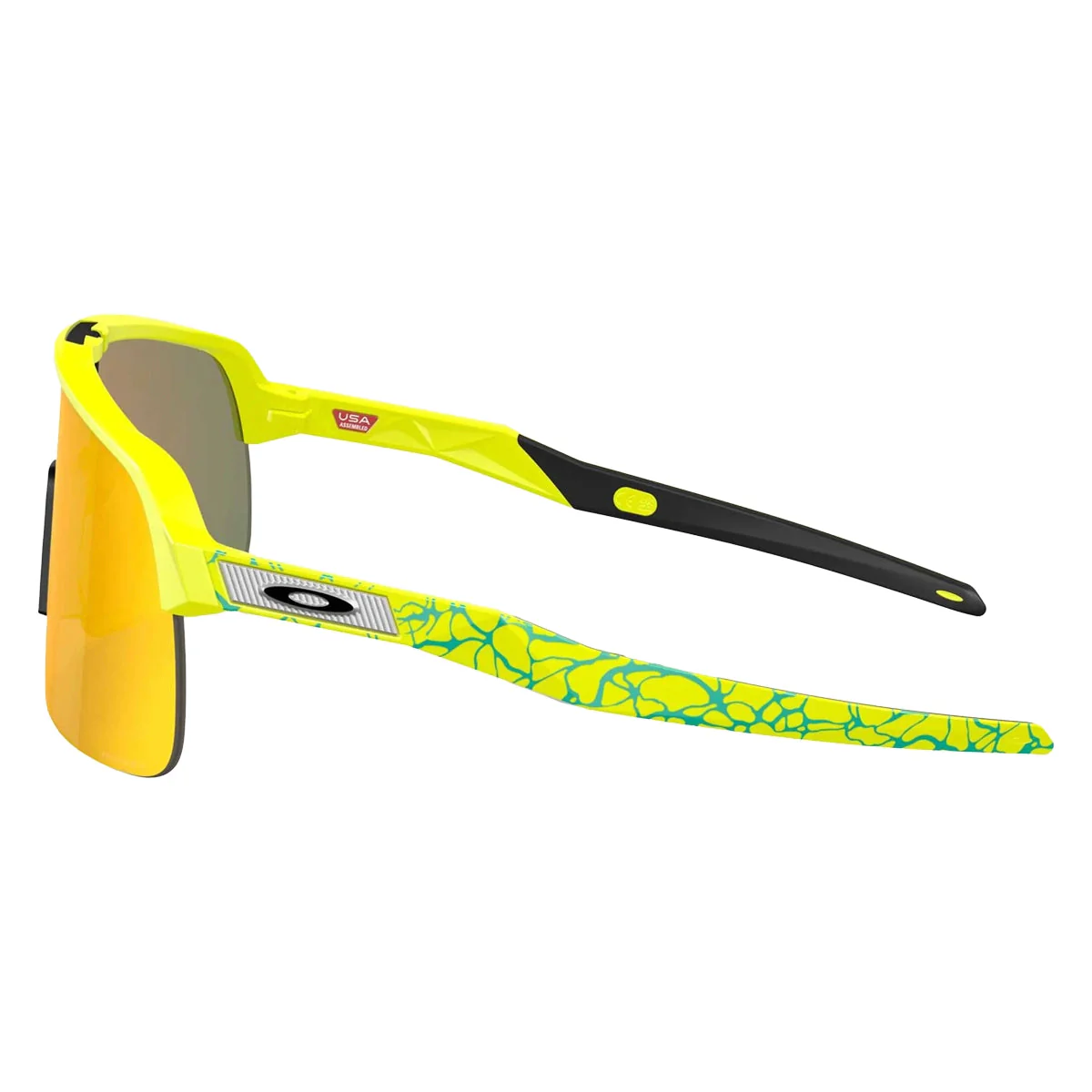 OAKLEY Sutro Lite Eyewear Inner Spark - Matte Tennis Ball Yellow Prizm Ruby - Image 5