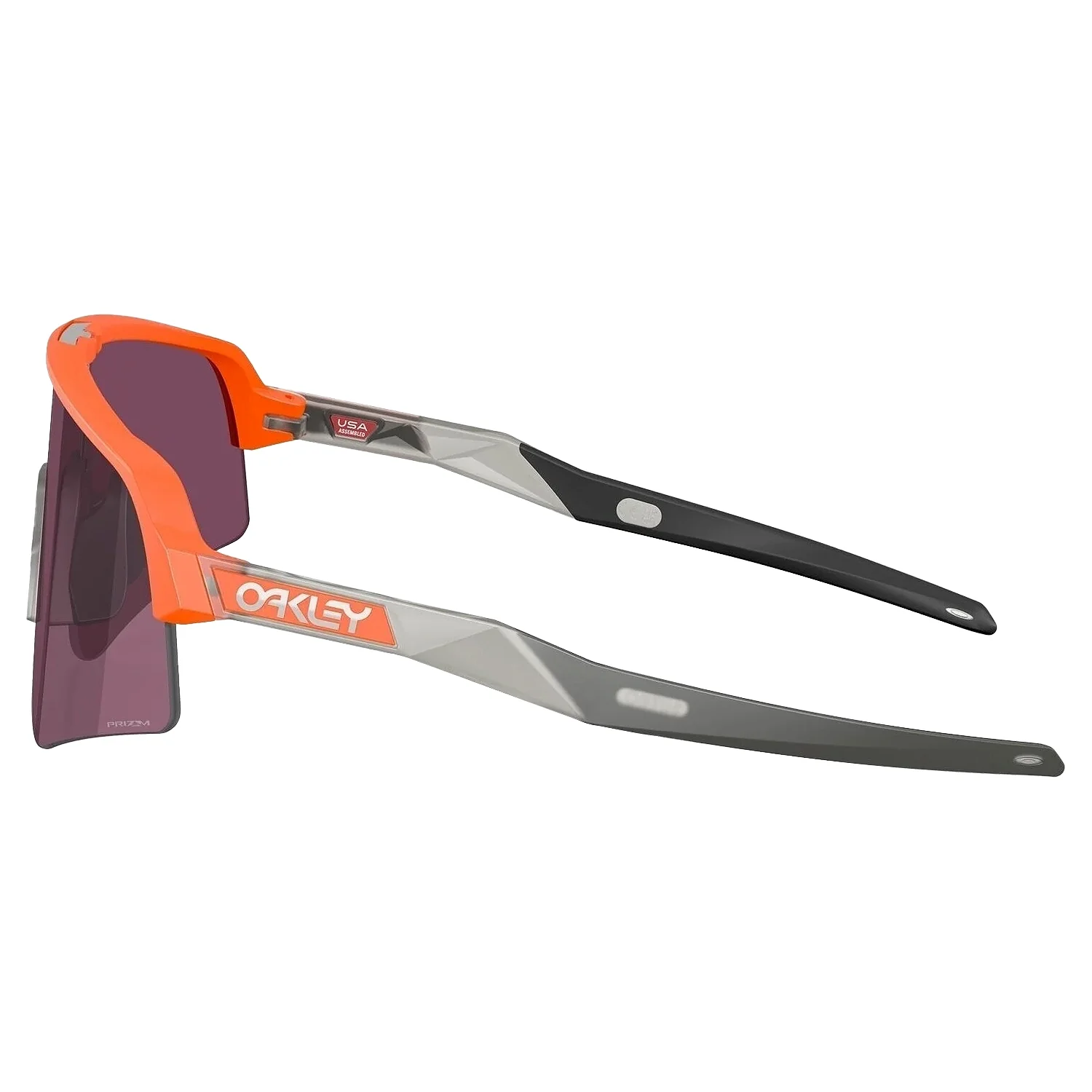 OAKLEY Sutro Lite Sweep Eyewear - Mate Neon Orange Prizm Road Black - Image 4