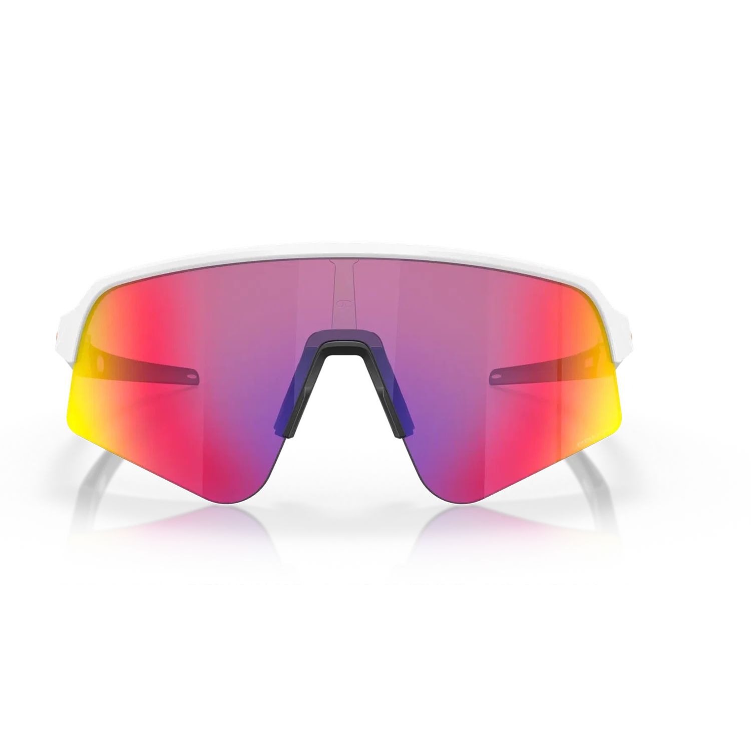 OAKLEY Sutro Lite Sweep Eyewear - Matte White Prizm Road (White/Orange Frame) - Image 2