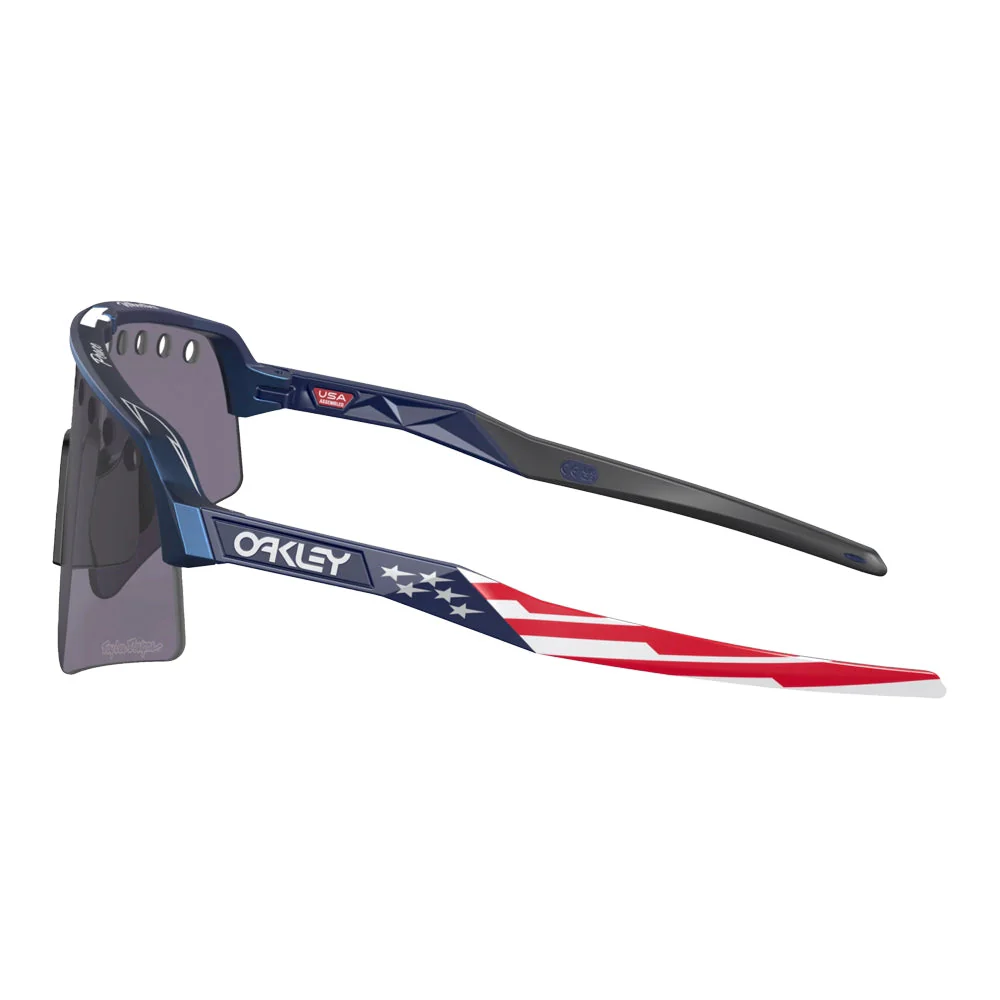 OAKLEY Sutro Lite Sweep Eyewear - TLD Blue Colorshift Prizm grey - Image 3