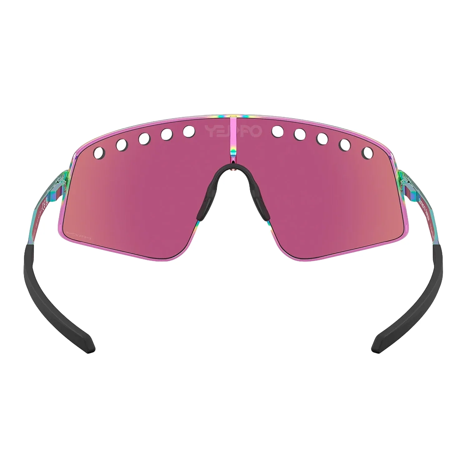 OAKLEY Sutro Ti Sweep Eyewear - Polished Oil Slick Prizm Road Jade - Image 5