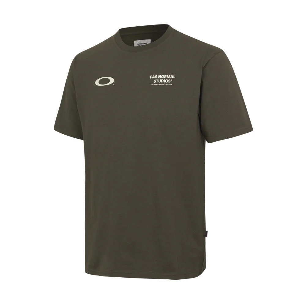 PAS NORMALSTUDIOS X OAKLEY Off Race Tshirt - Black Olive - Image 3