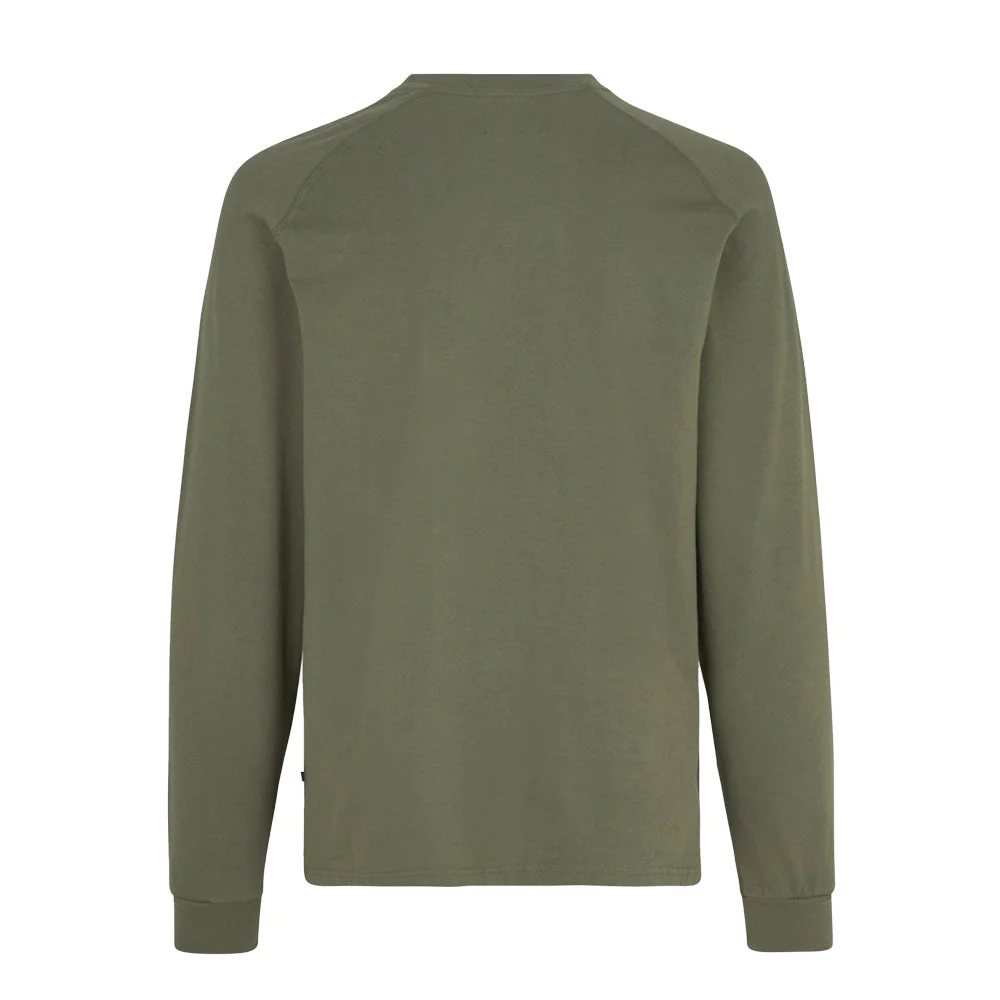 PAS NORMAL STUDIOS Off Race  Patch Long Sleeve TShirt - Dusty Olive - Image 3