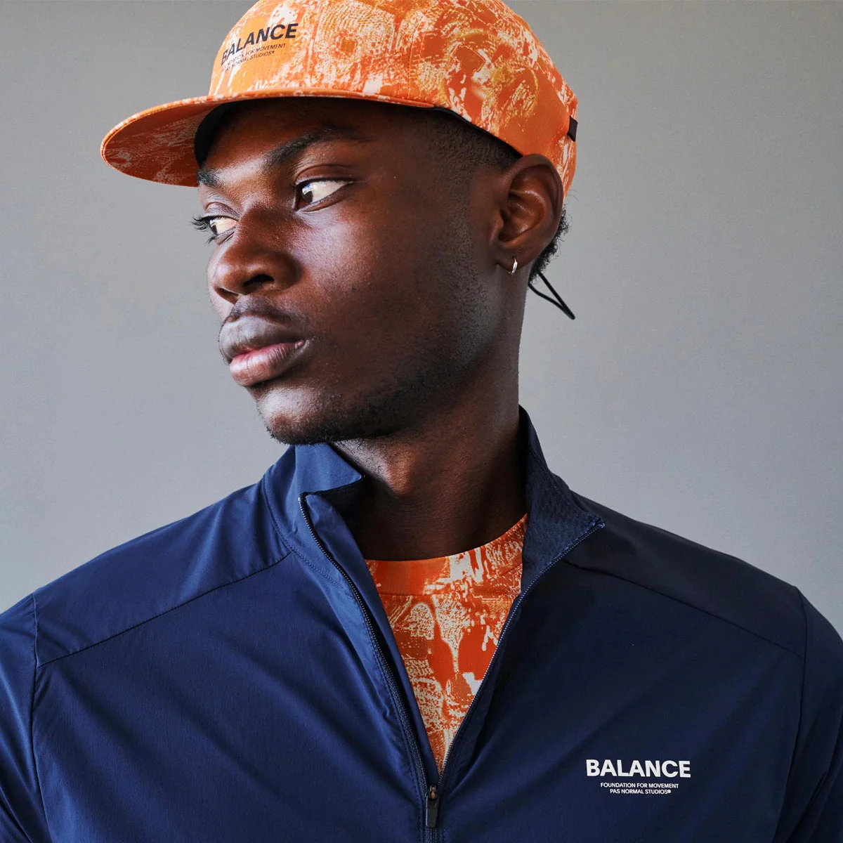 PAS NORMAL STUDIOS Balance Cap - Orange AOP - Image 3