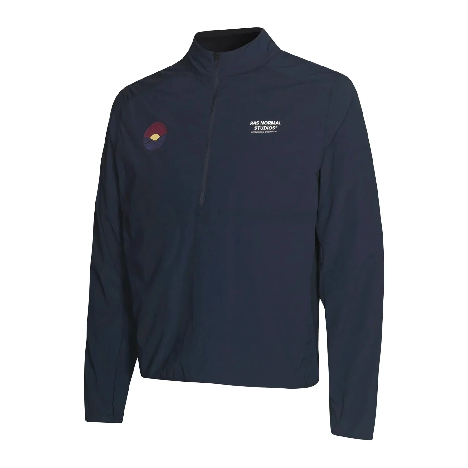 PAS NORMAL STUDIOS Balance Half Zip Jacket - Navy - Image 3