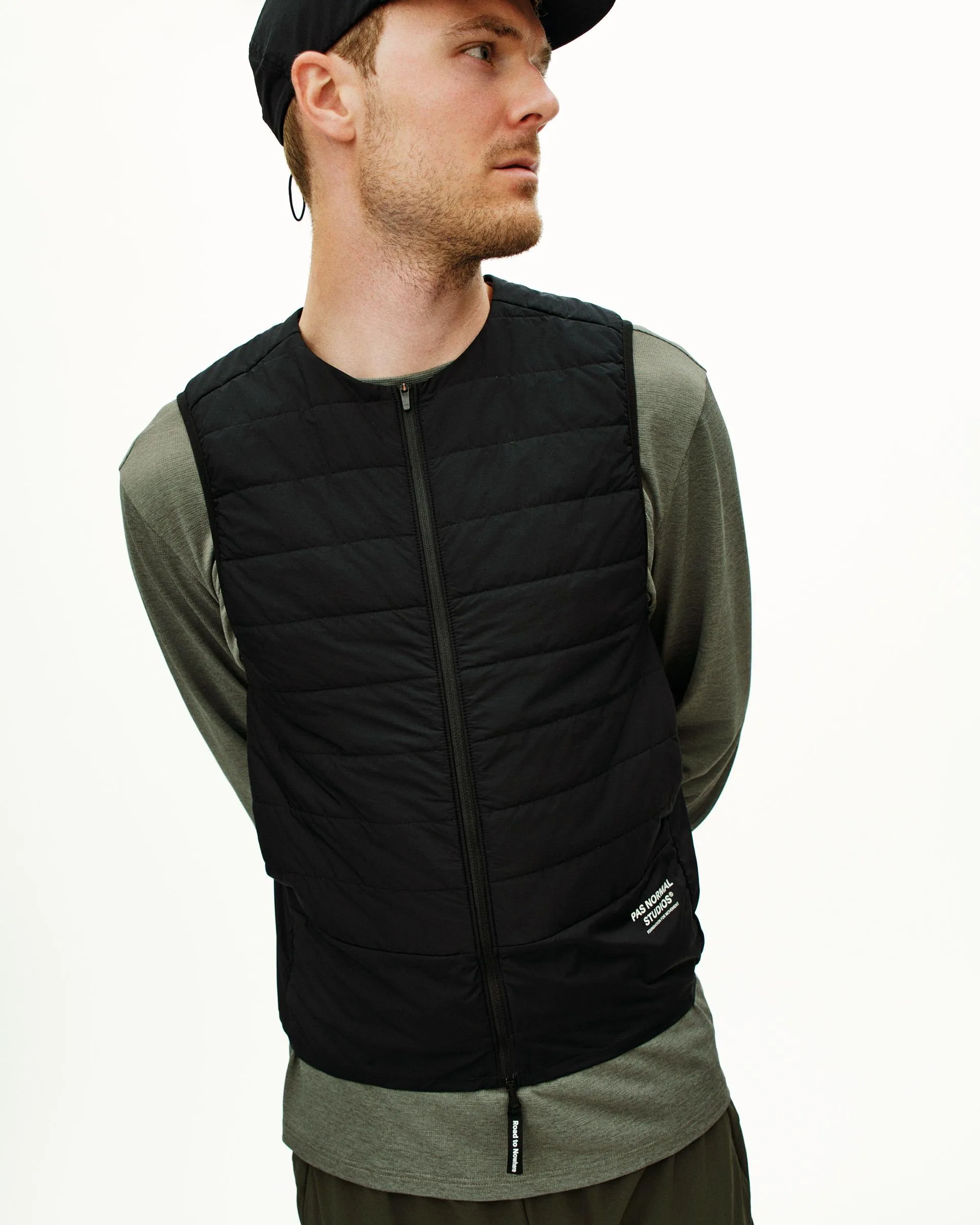 PAS NORMAL STUDIOS Balance Insulated Vest - Black - Image 3