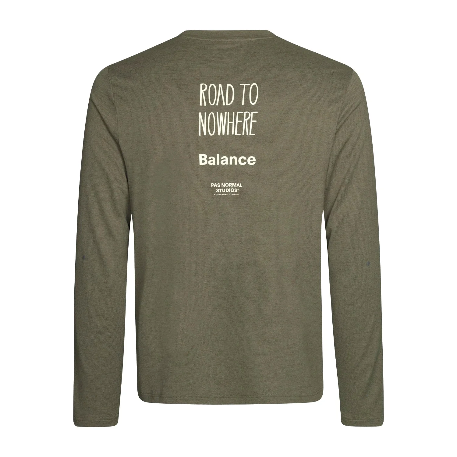 PAS NORMAL STUDIOS Balance Long Sleeve Tshirt - Olive Grey - Image 2