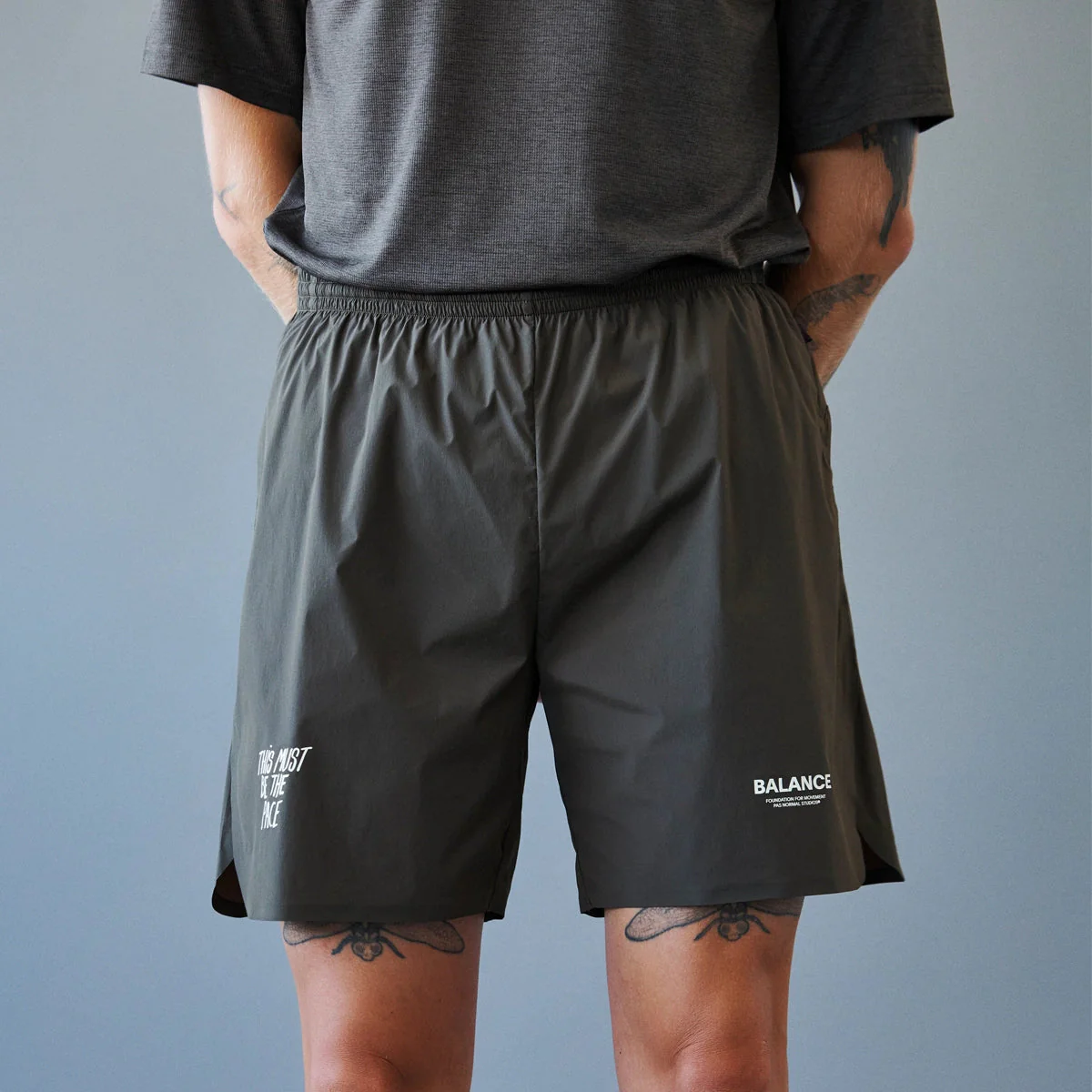 PAS NORMAL STUDIOS Balance Shorts - Dusty Brown - Image 4