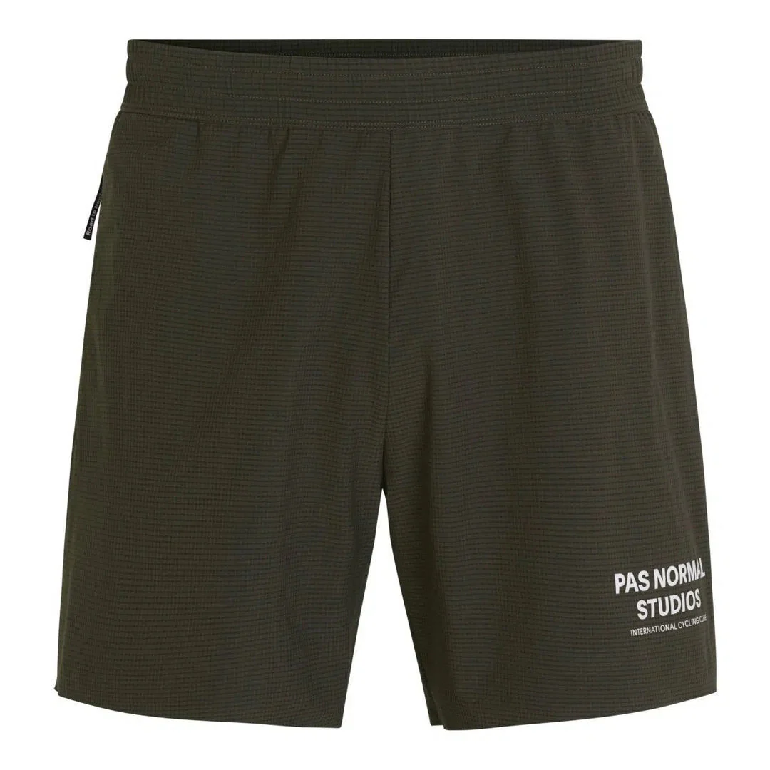 Pas Normal Studios Balance Shorts - Dark Olive - Image 3