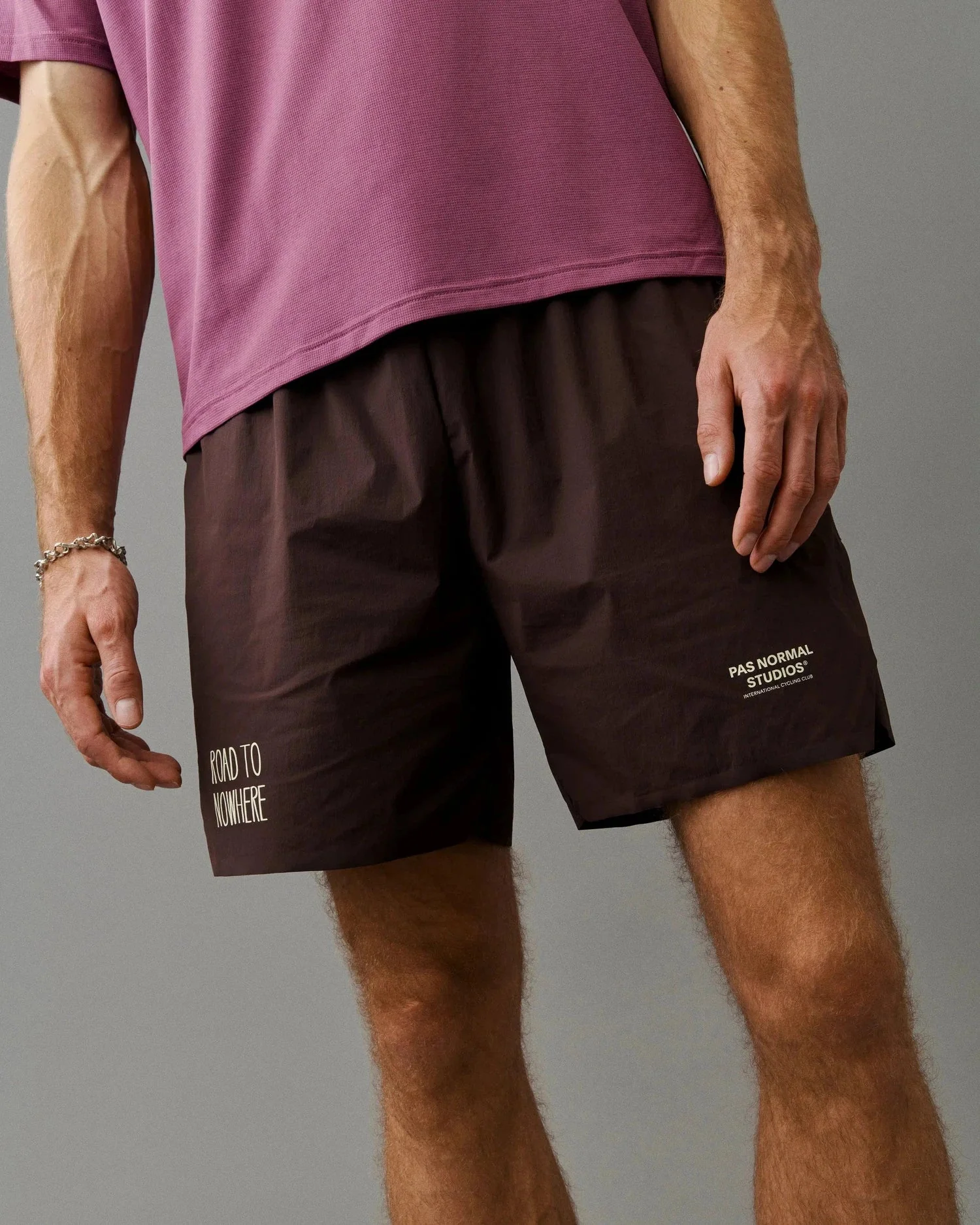 PAS NORMAL STUDIOS Balance Shorts - Dark Red - Image 5