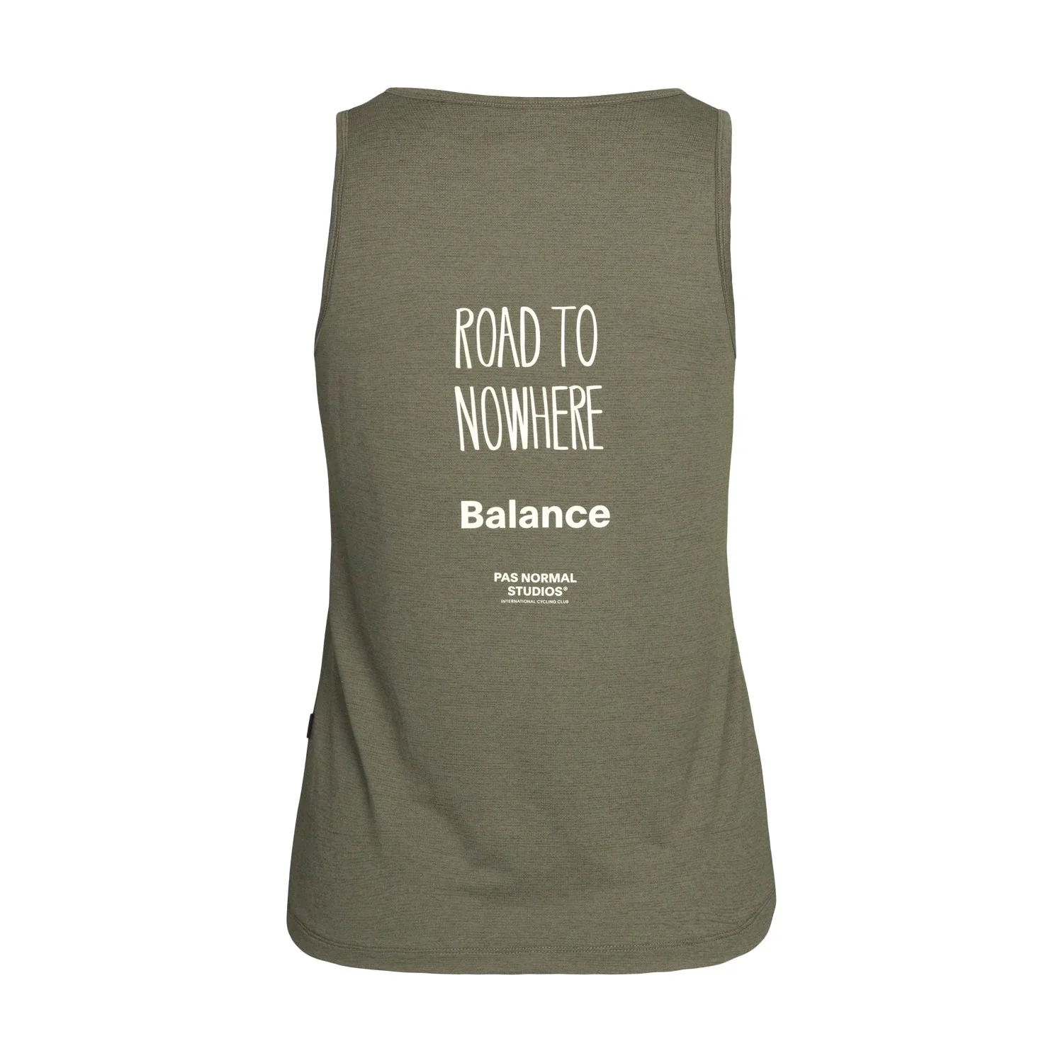 PAS NORMAL STUDIOS Balance Sleeveless Women Top - Olive Grey - Image 3