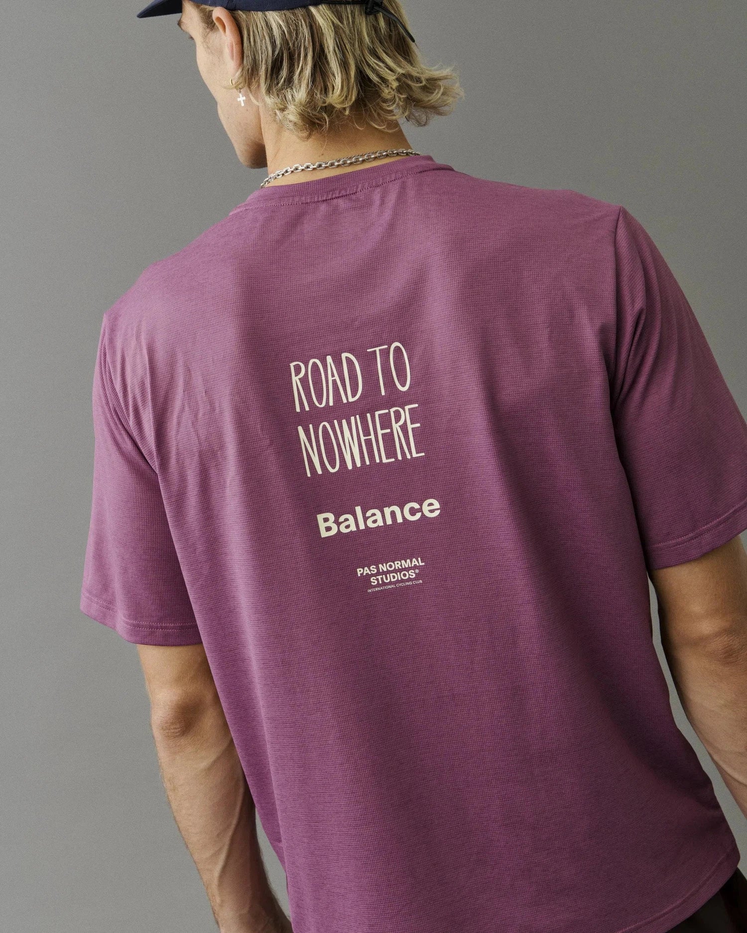 PAS NORMAL STUDIOS Balance Tshirt AW2023 - Mauve - Image 5