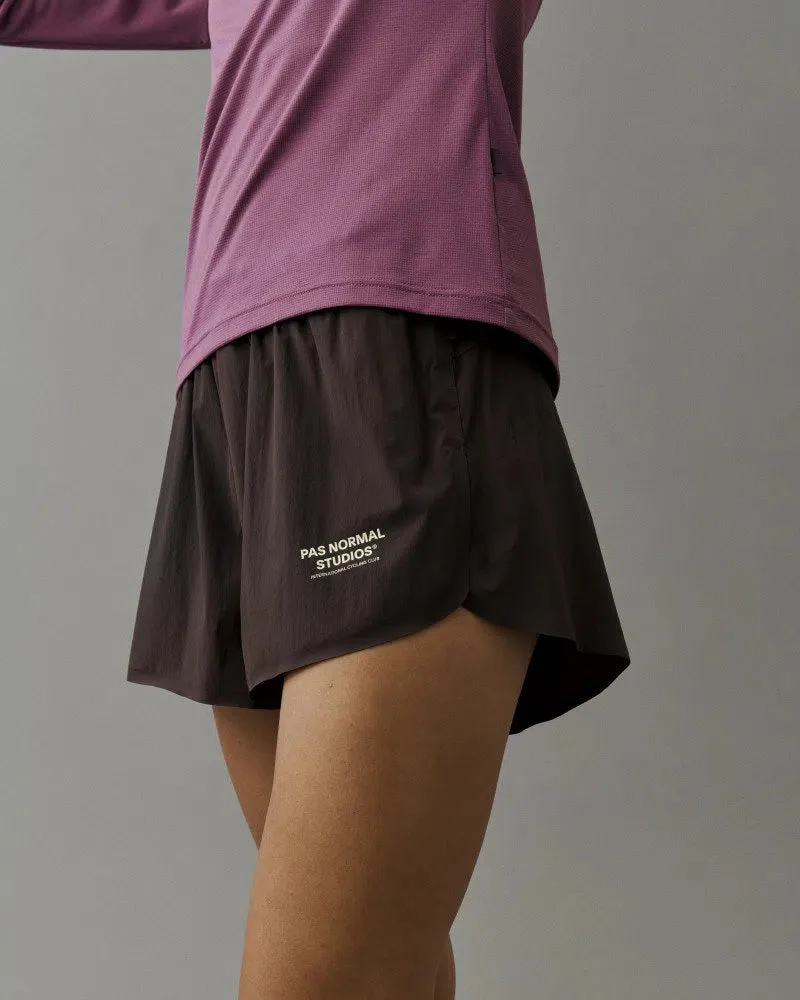 PAS NORMAL STUDIOS Balance Women Shorts AW2023 - Dark Red - Image 5