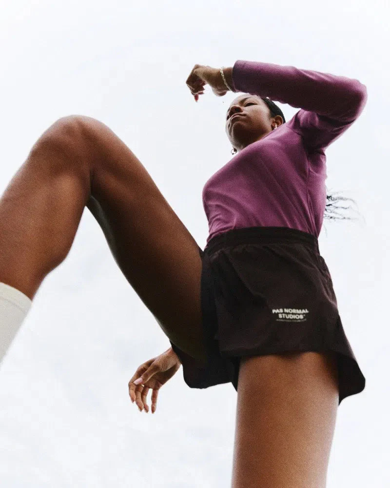 PAS NORMAL STUDIOS Balance Women Shorts AW2023 - Dark Red - Image 6