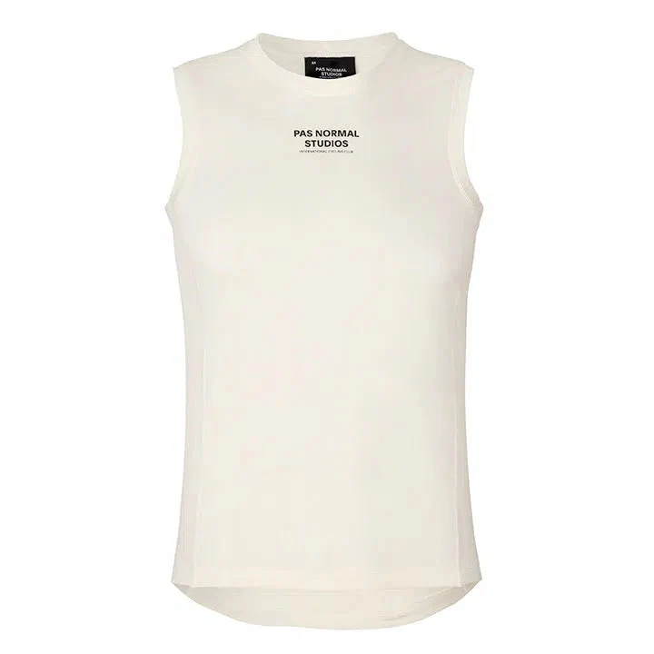 PAS NORMAL STUDIOS Mid Sleeveless Baselayer - Off White - Image 4