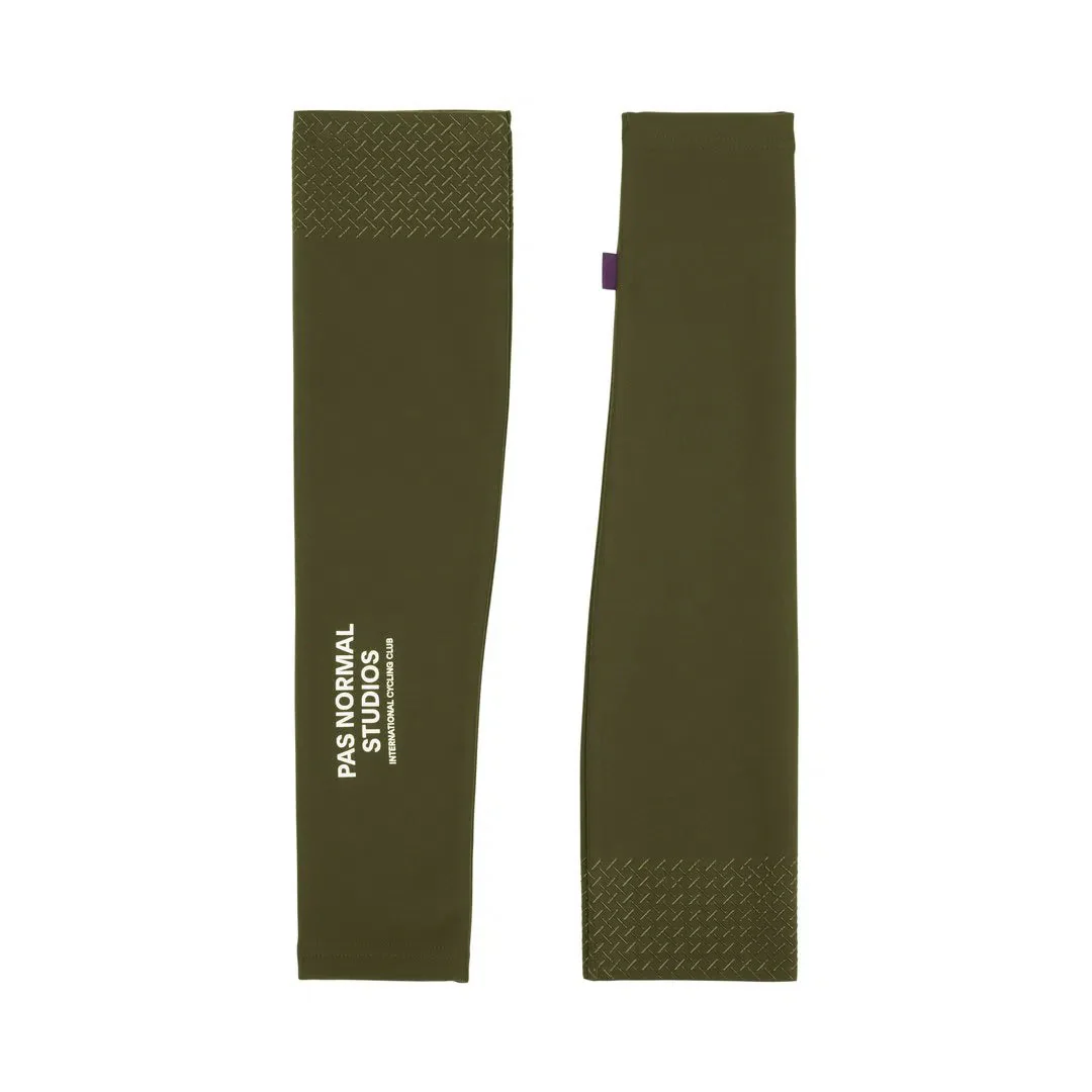 PAS NORMAL STUDIOS Logo Arm Warmers - Olive