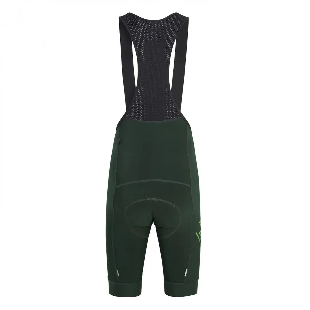 PAS NORMAL STUDIOS Control Fleece Bib Shorts - Dark Green - Image 4