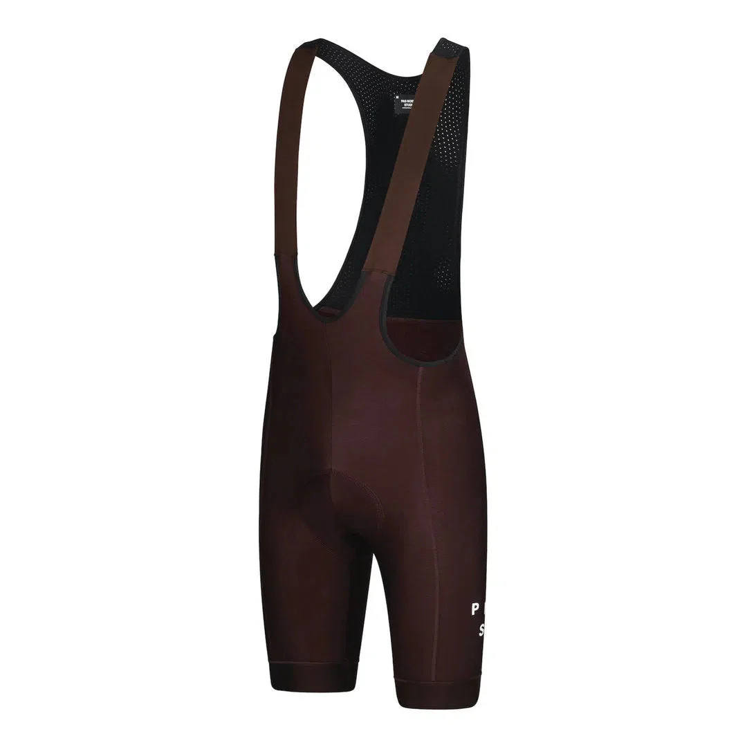 PAS NORMAL STUDIOS Control Fleece Bib Shorts - Dark Red - Image 8