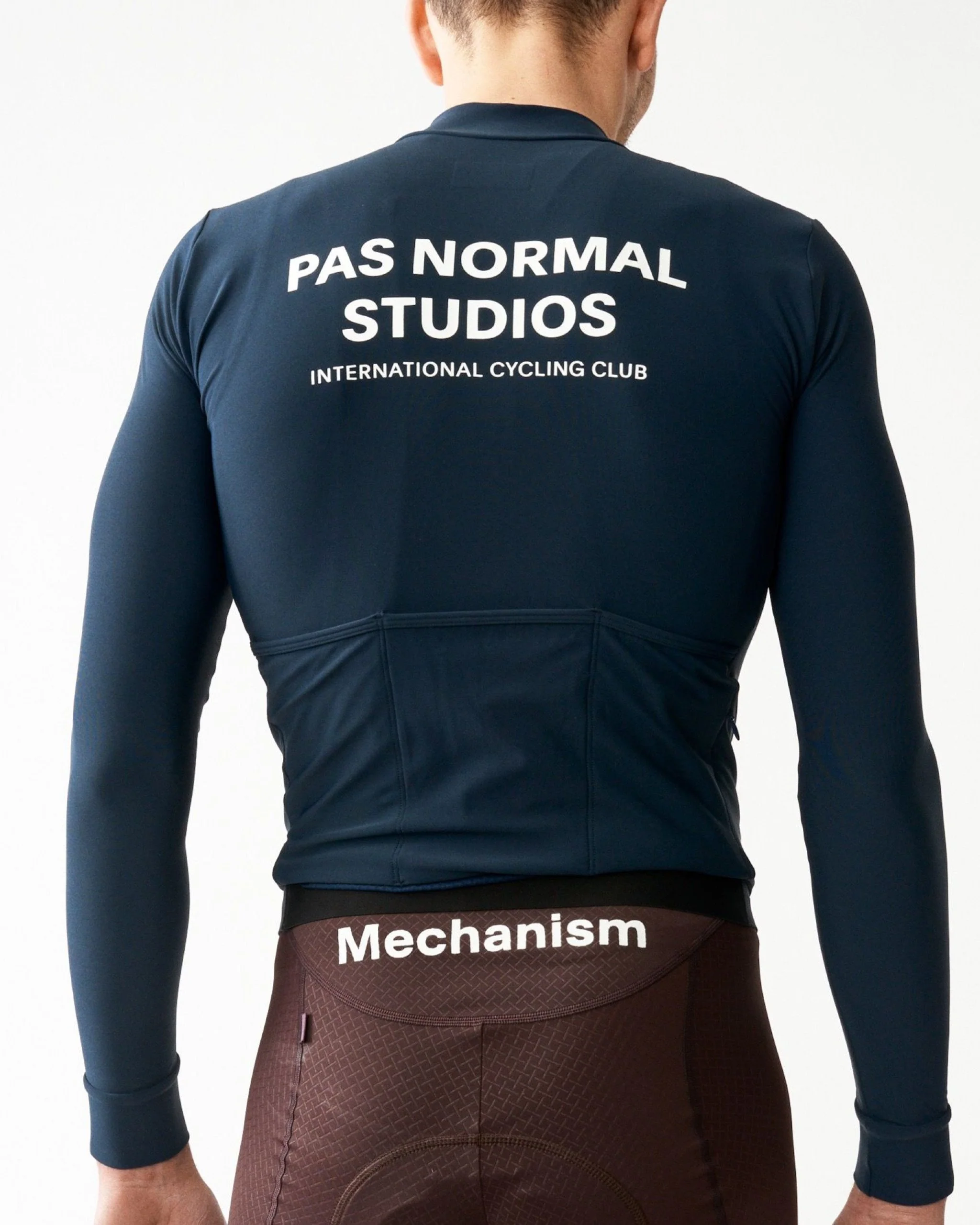 PAS NORMAL STUDIOS Mechanism Long Sleeve Jersey - Navy - Image 3