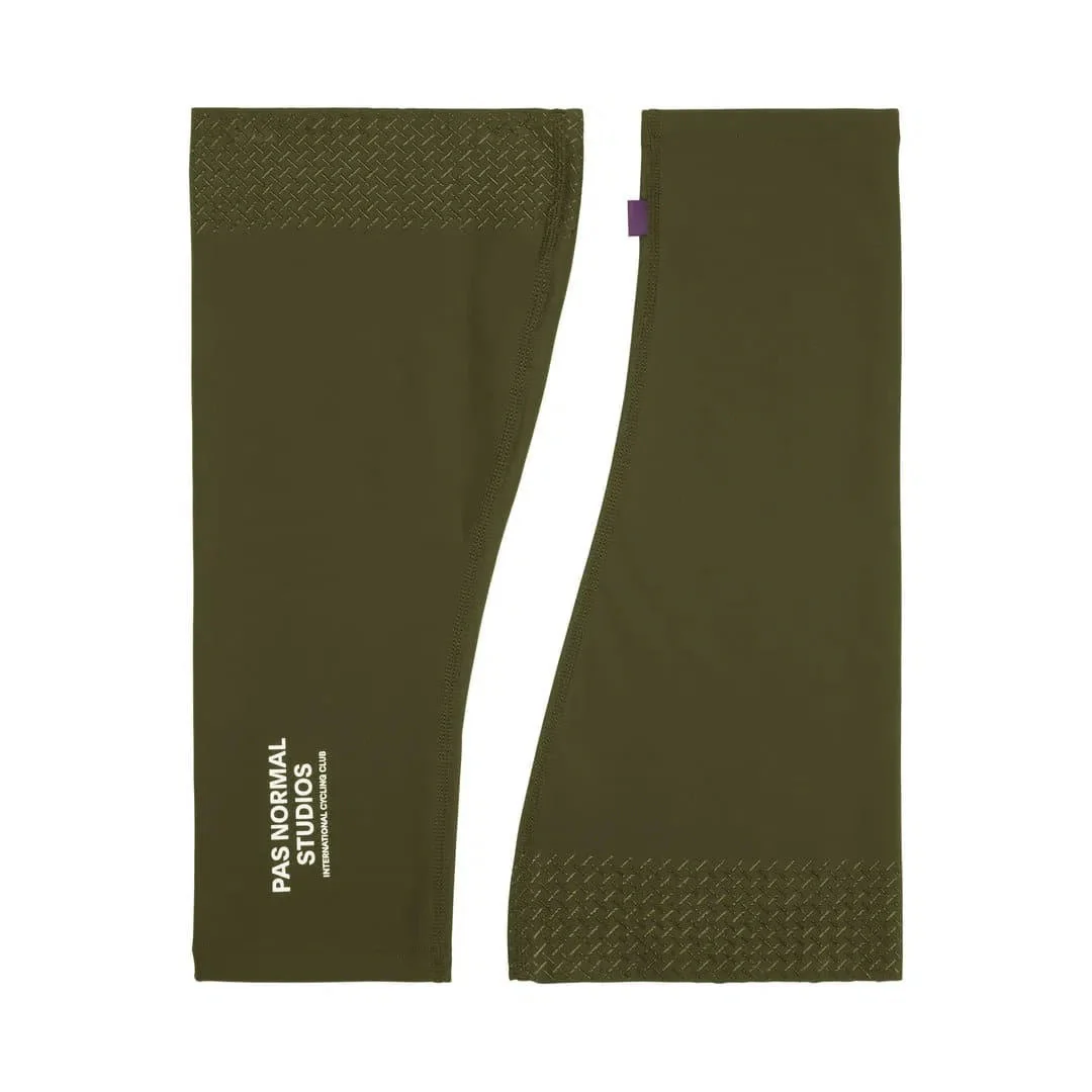 PAS NORMAL STUDIOS Logo Knee Warmers - Olive