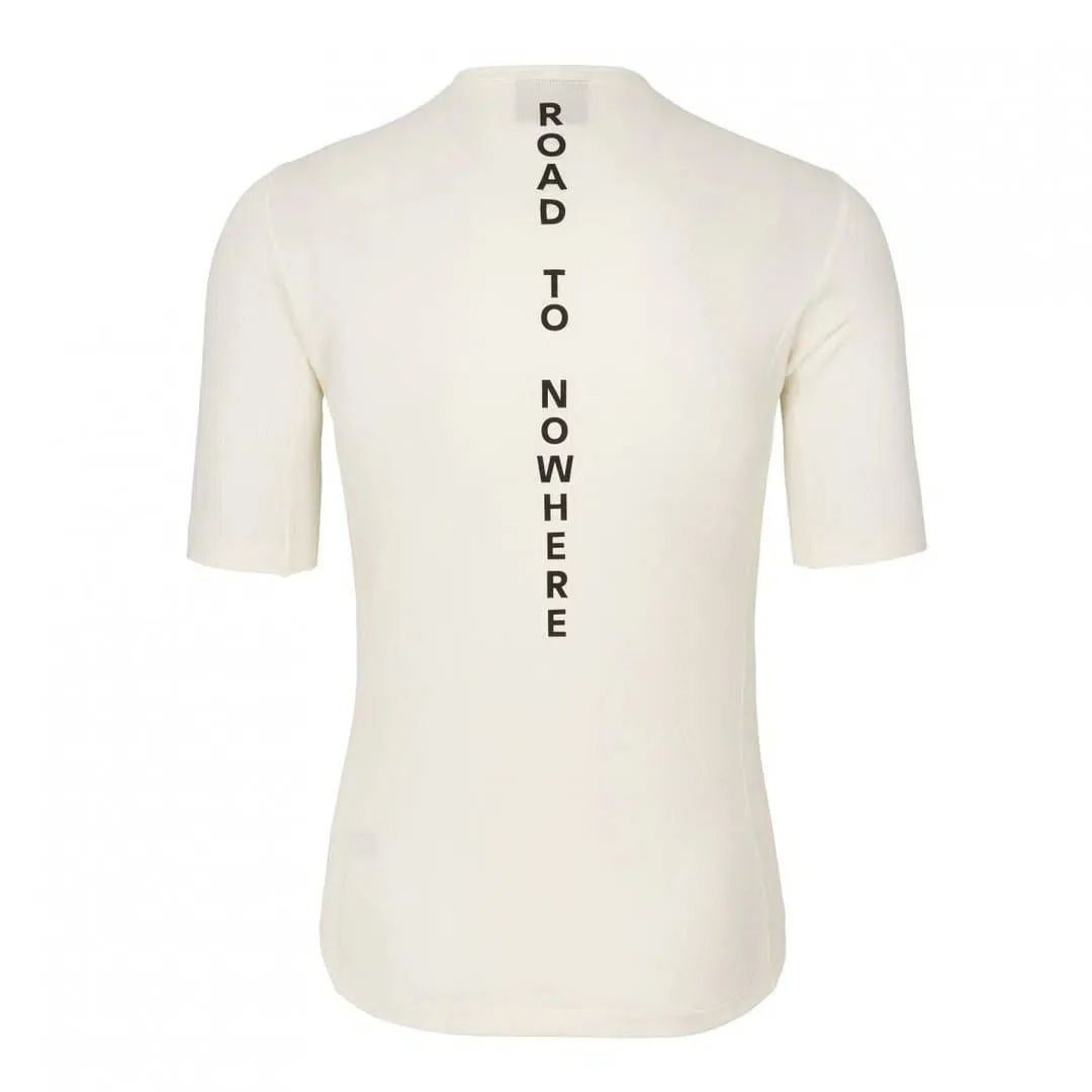PAS NORMAL STUDIOS Mid Short Sleeve Baselayer - Off White - Image 2