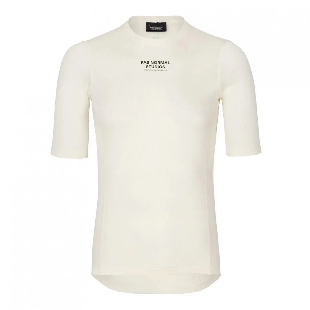 PAS NORMAL STUDIOS Mid Short Sleeve Baselayer - Off White - Image 3