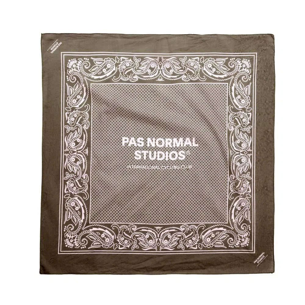 PAS NORMAL STUDIOS ESCAPISM Bandana AW23 - Army Green - Image 2