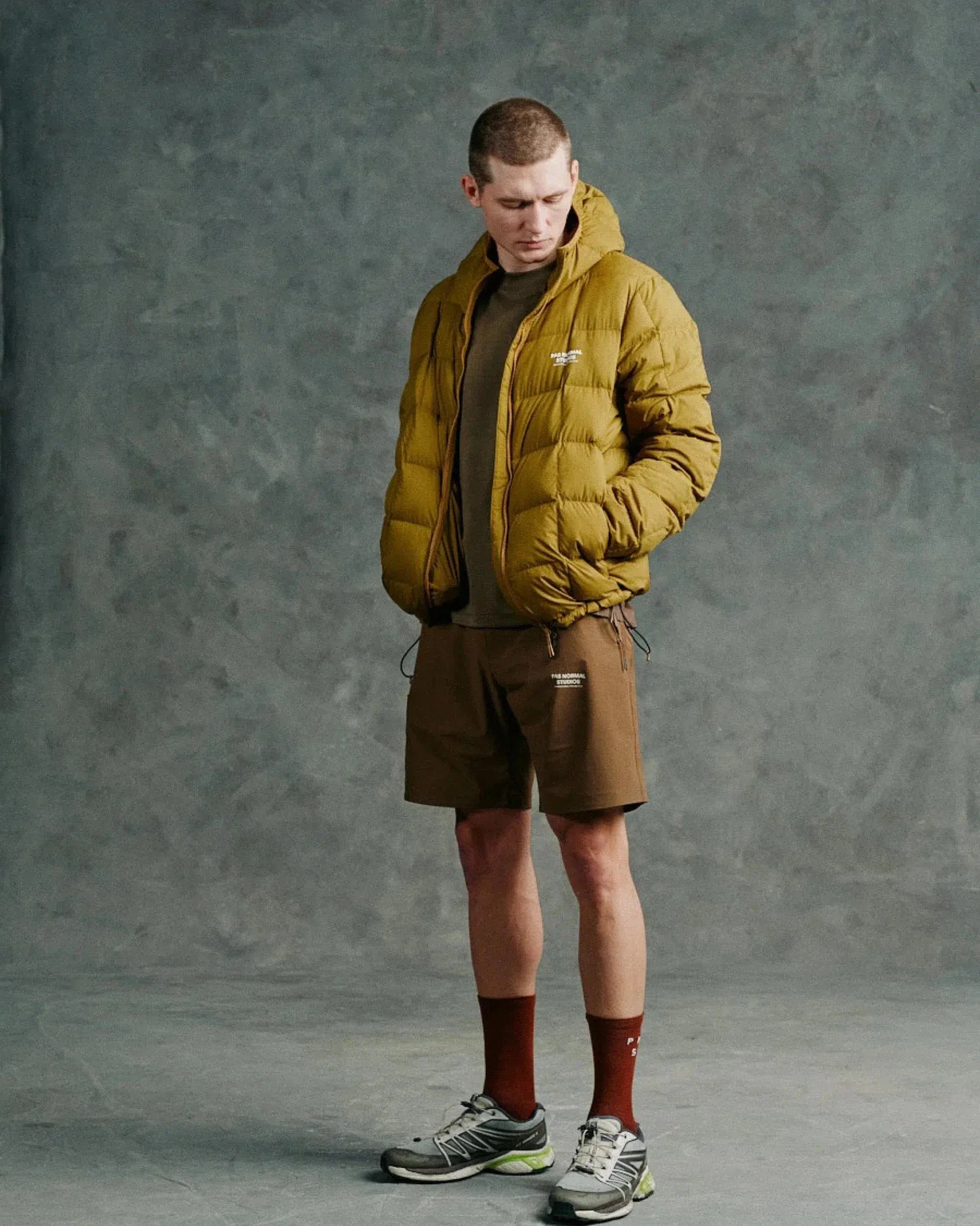 PAS NORMAL STUDIOS ESCAPISM Down Jacket - Cinnamon - Image 4