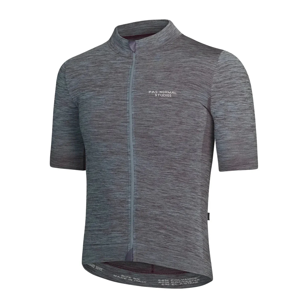PAS NORMAL STUDIOS ESCAPISM Knit SS Jersey - Dusty Blue - Image 3