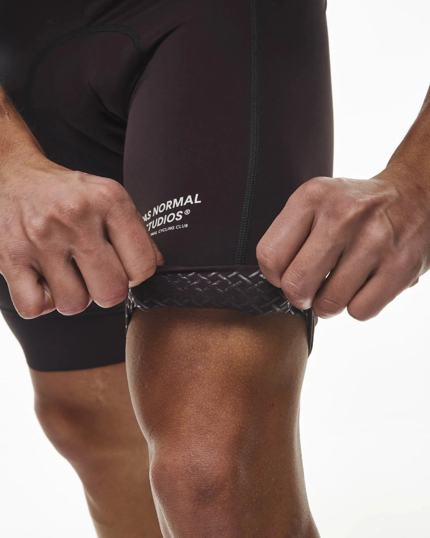 PAS NORMAL STUDIOS ESCAPISM Light Bib Shorts - Dark Red - Image 5