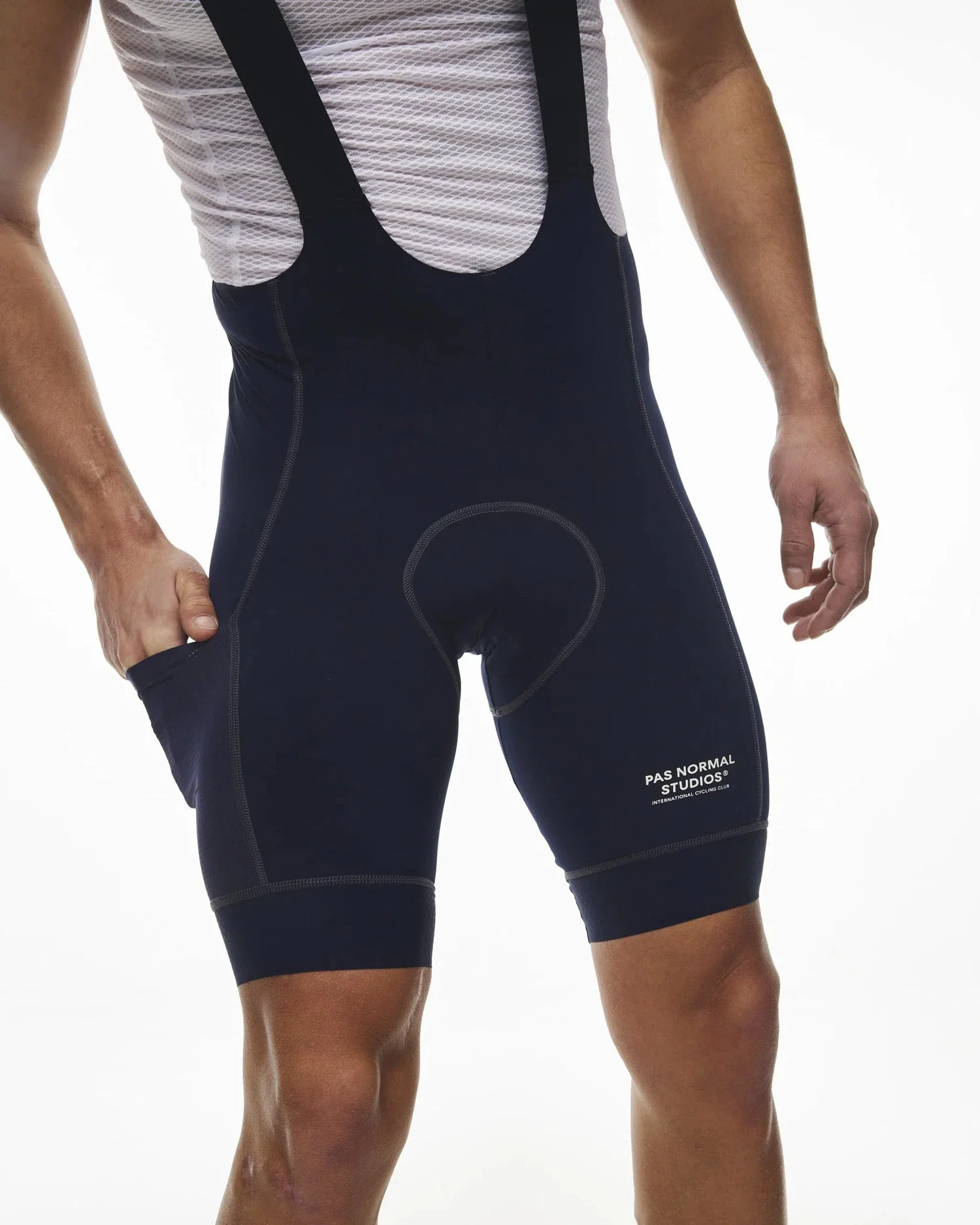 PAS NORMAL STUDIOS ESCAPISM Light Bib Shorts - Night Blue - Image 6