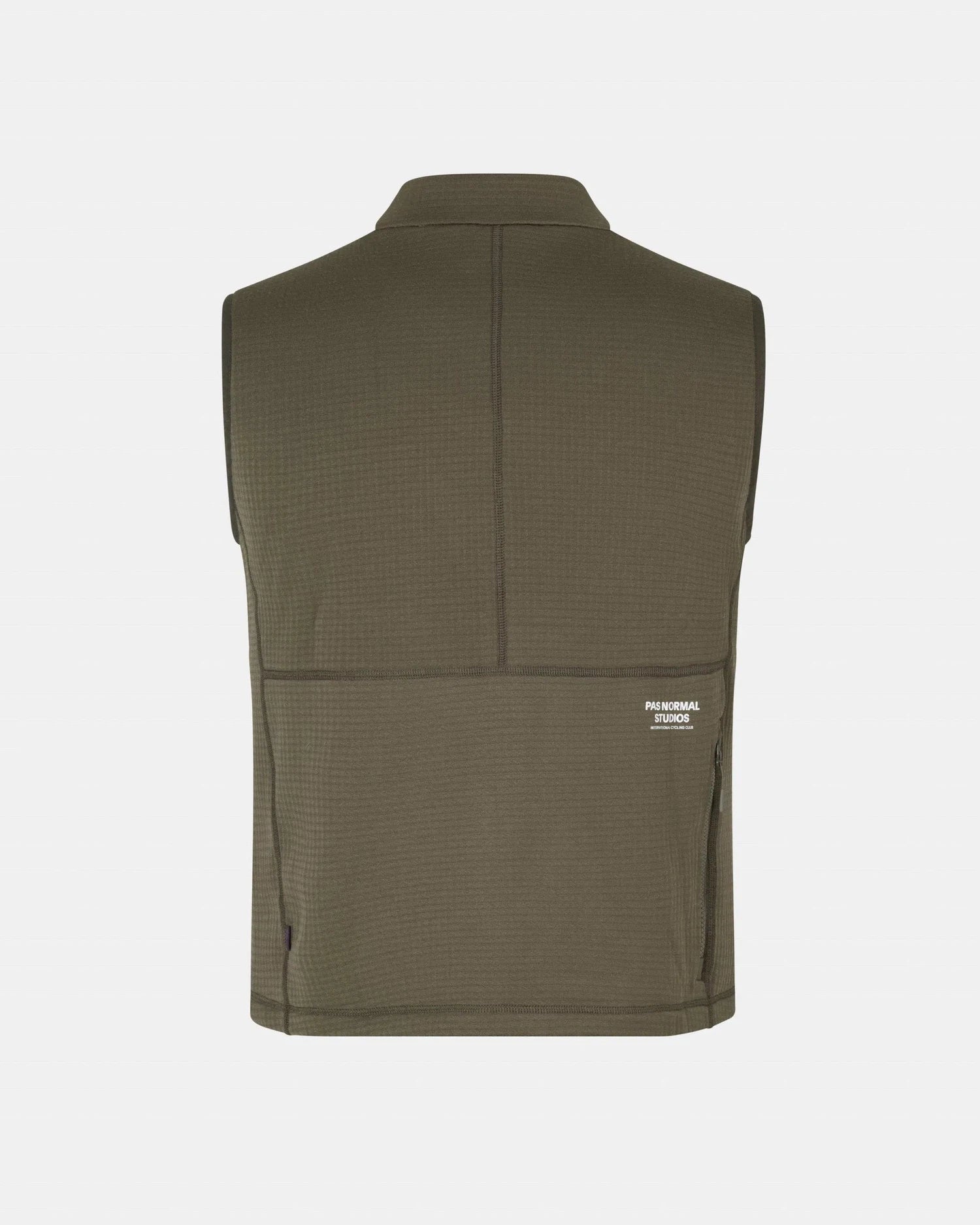 PAS NORMAL STUDIOS ESCAPISM Performance Fleece Vest - Dark Stone - Image 2