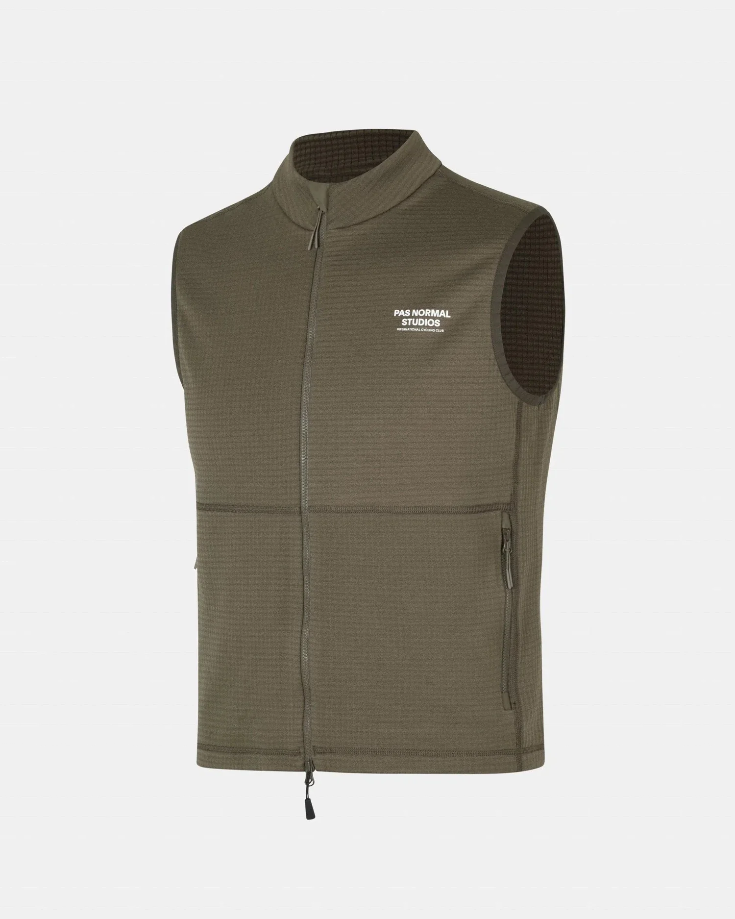 PAS NORMAL STUDIOS ESCAPISM Performance Fleece Vest - Dark Stone - Image 3