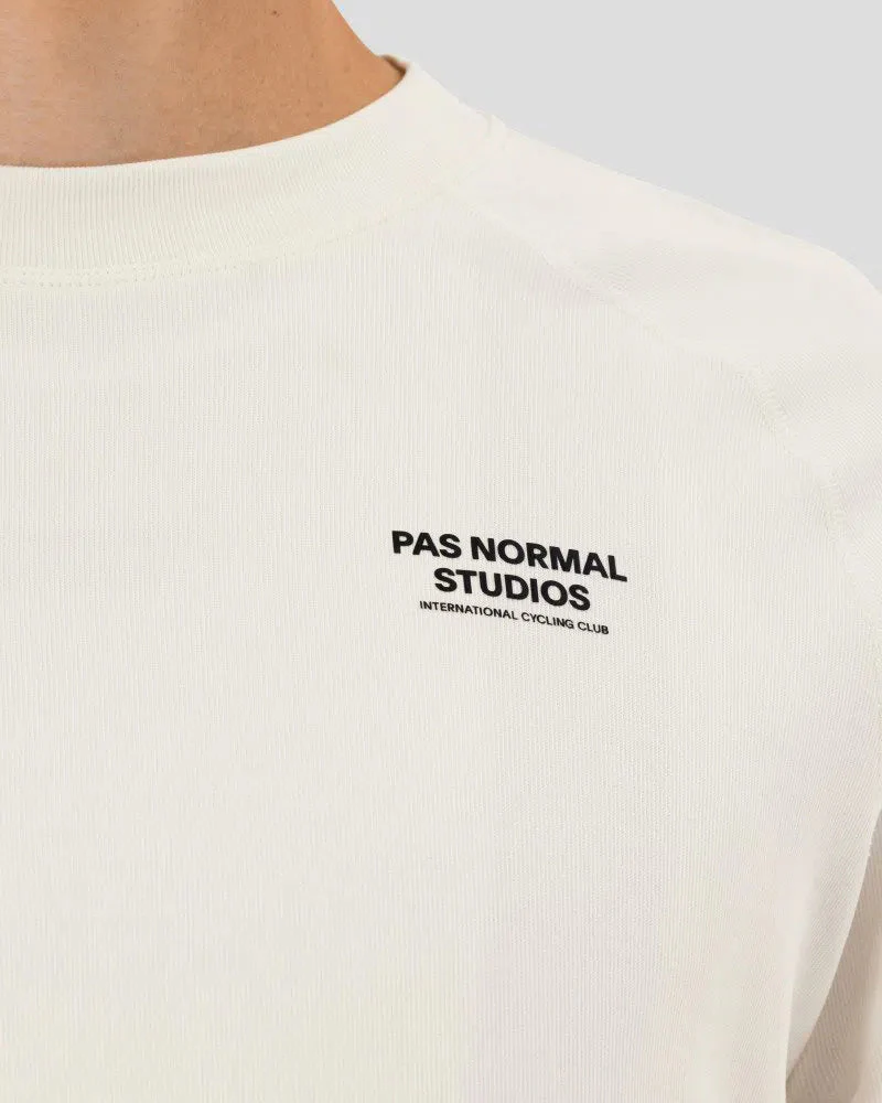 PAS NORMAL STUDIOS ESCAPISM Technical LS Tshirt - Off White - Image 3